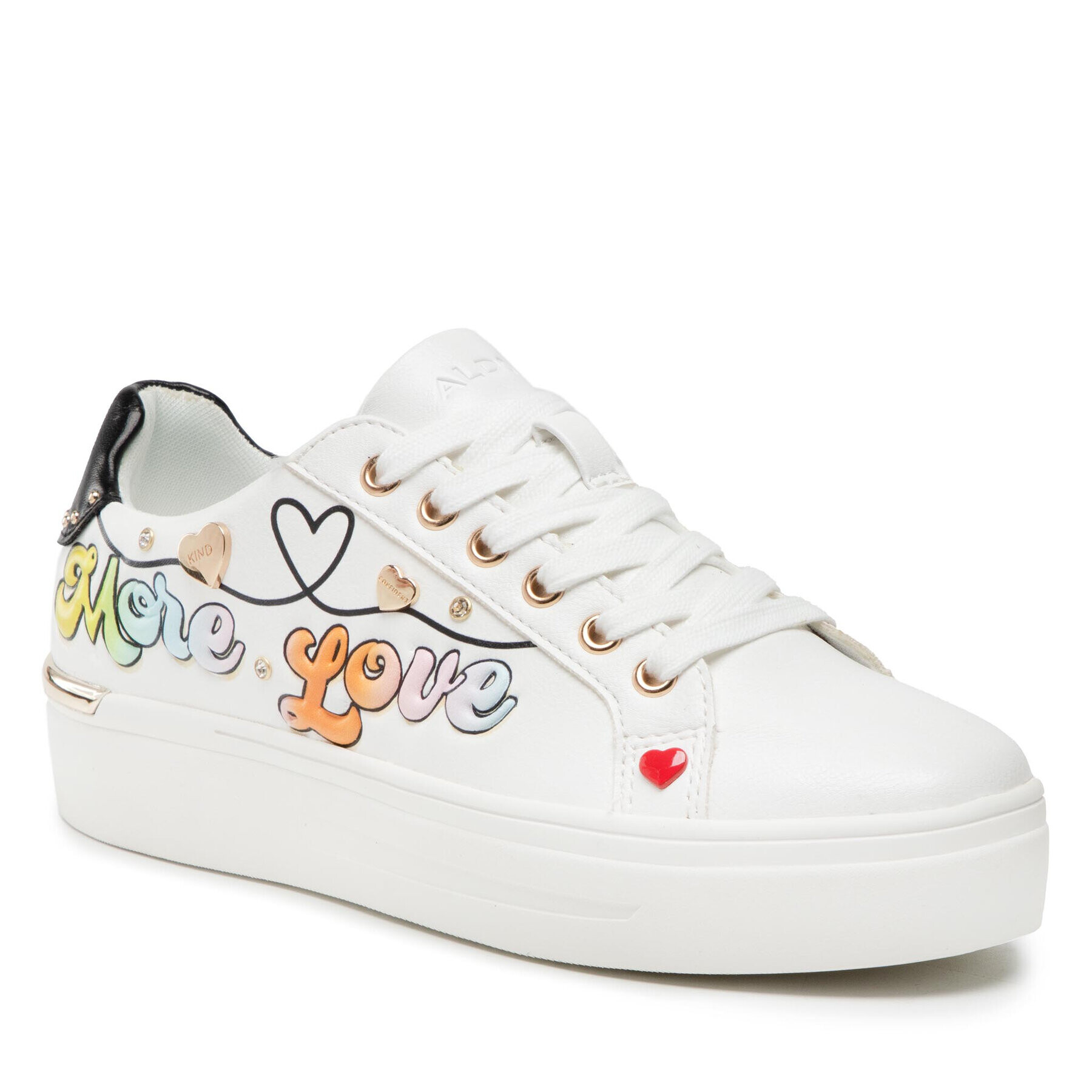 Aldo Сникърси Lovemore 16192519 Бял - Pepit.bg