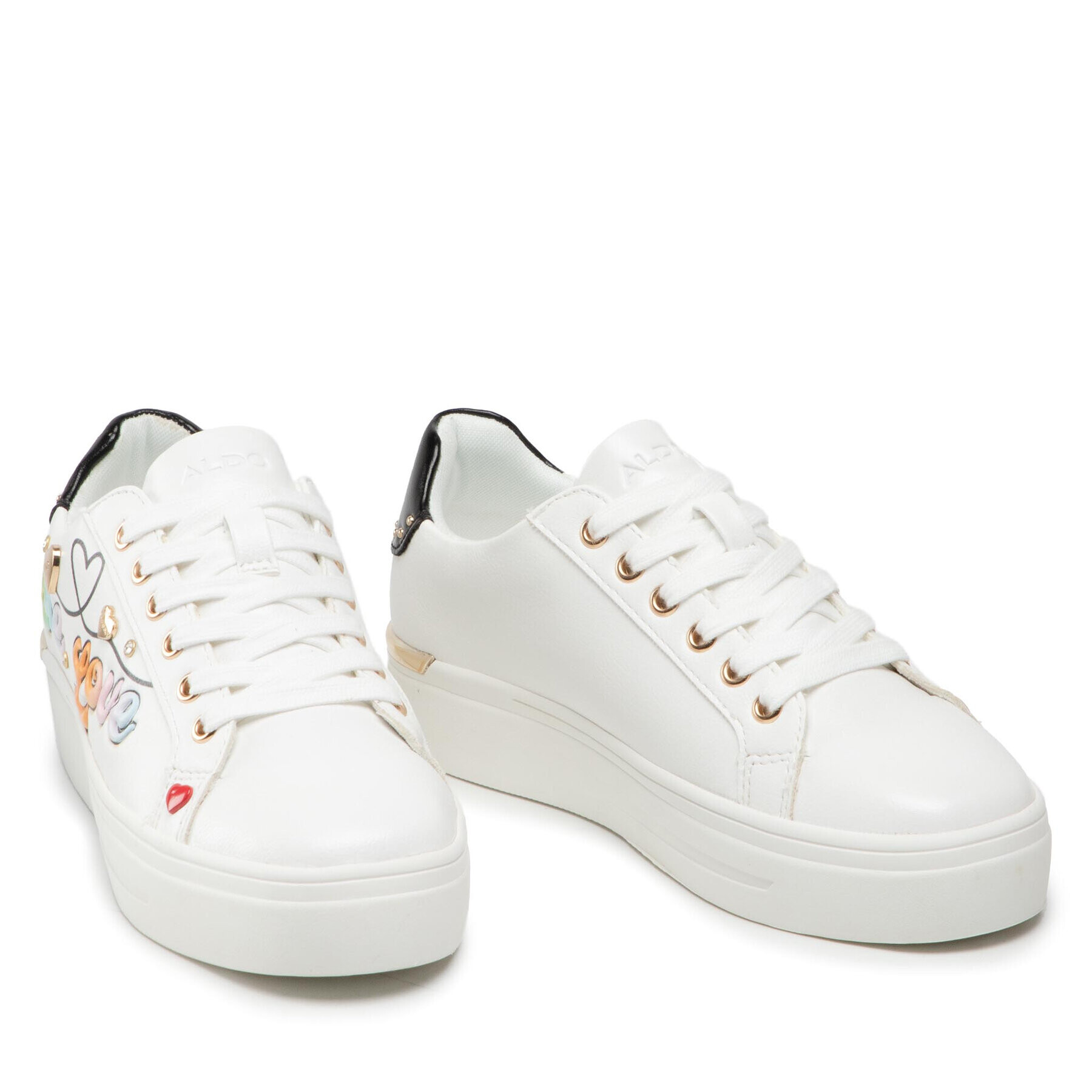 Aldo Сникърси Lovemore 16192519 Бял - Pepit.bg