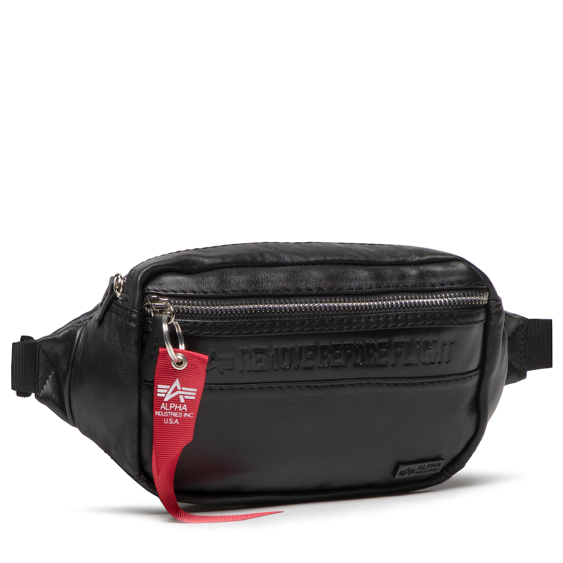 Alpha Industries Чанта за кръст Rbf Leather Waistbag 126913 Черен - Pepit.bg