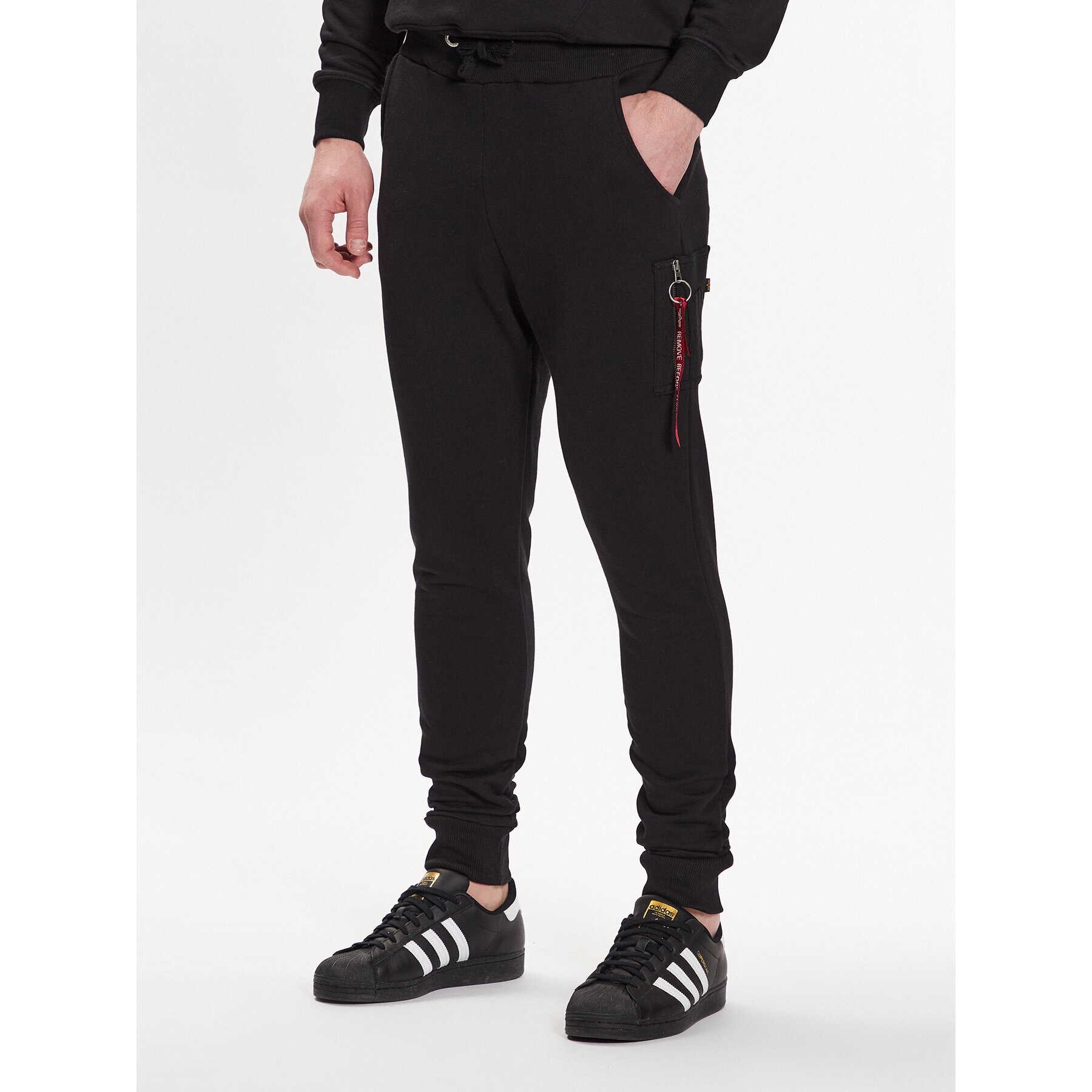 Alpha Industries Долнище анцуг X-Fit 178333 Черен Slim Fit - Pepit.bg