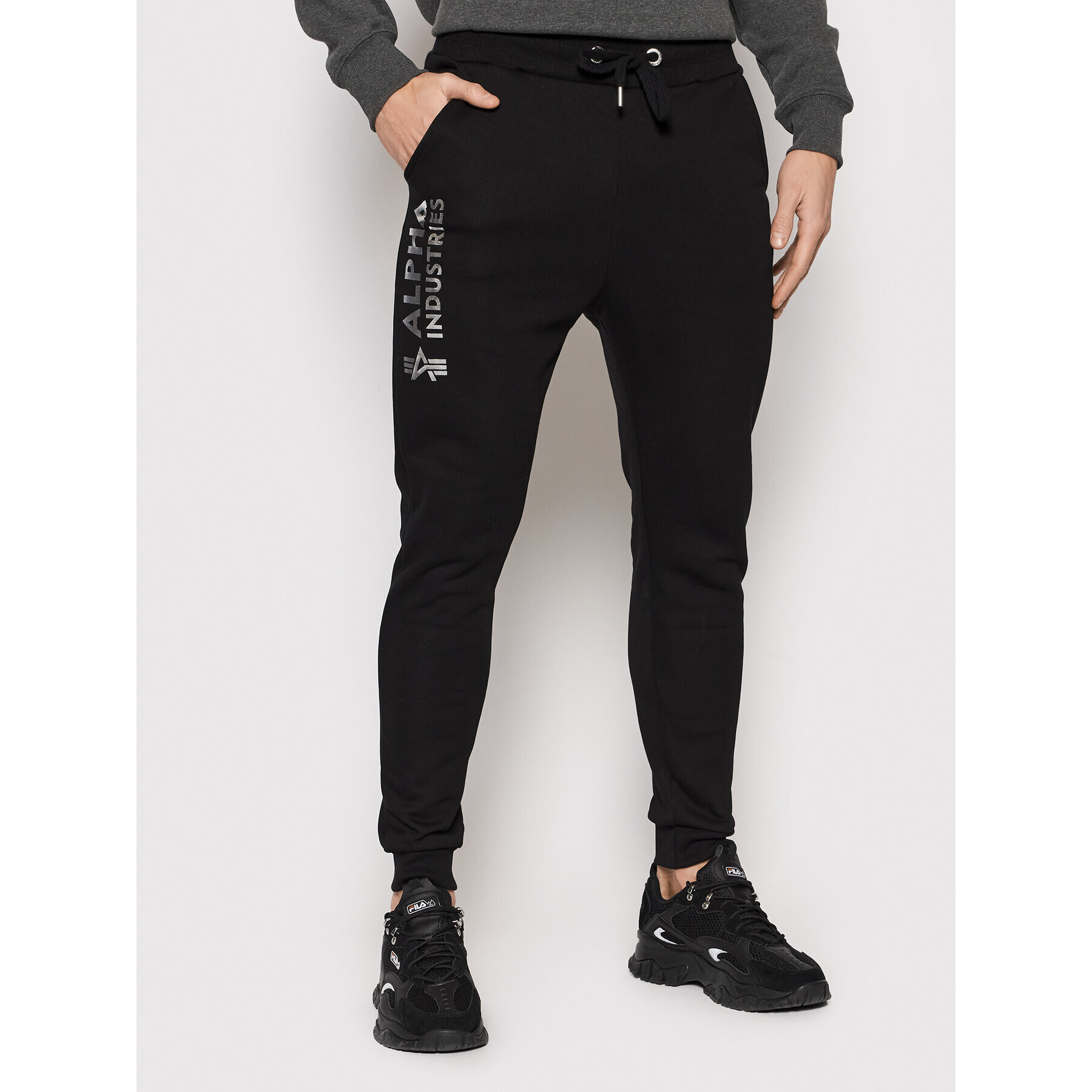 Alpha Industries Долнище анцуг Basic 116368 Черен Regular Fit - Pepit.bg