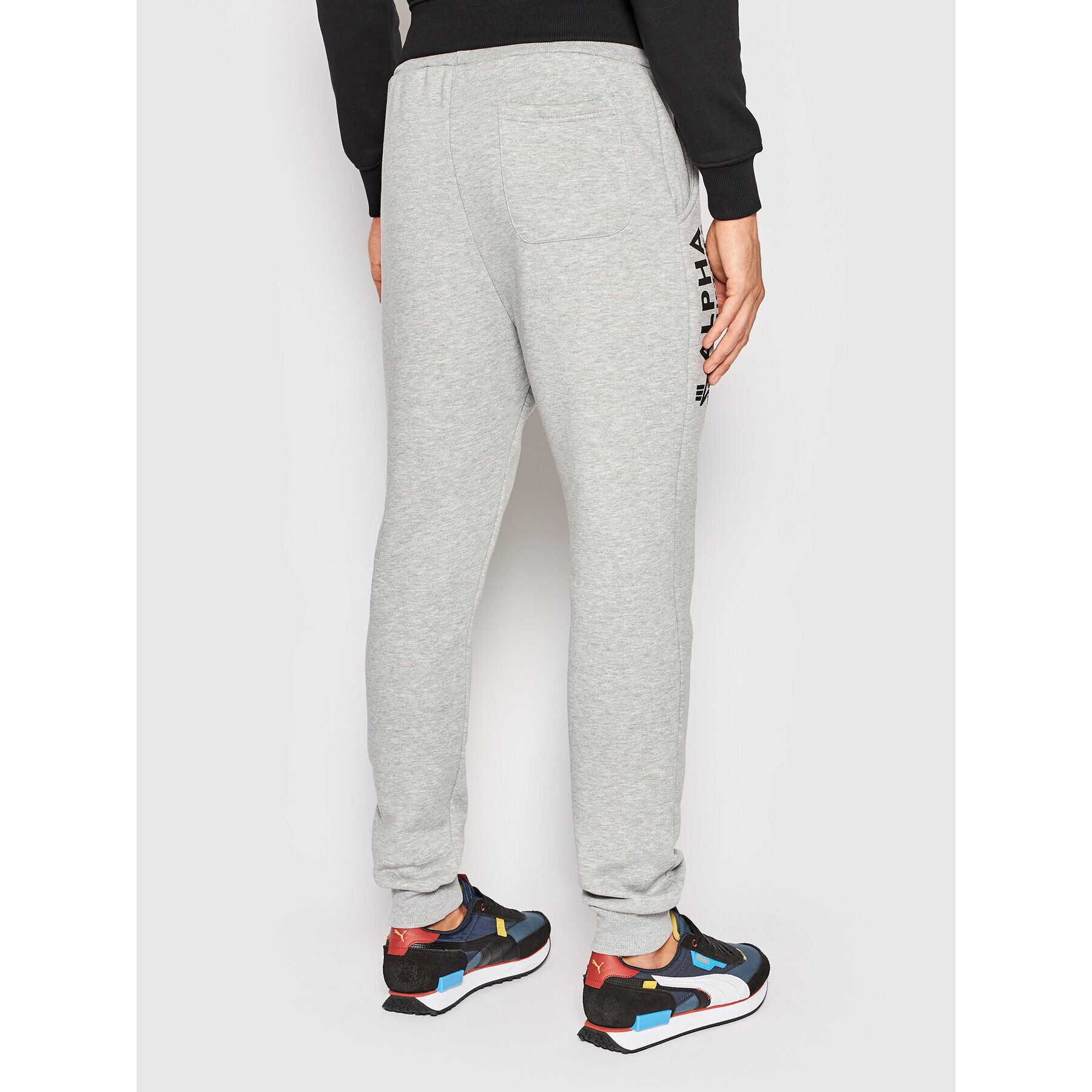 Alpha Industries Долнище анцуг Basic 116368 Сив Regular Fit - Pepit.bg