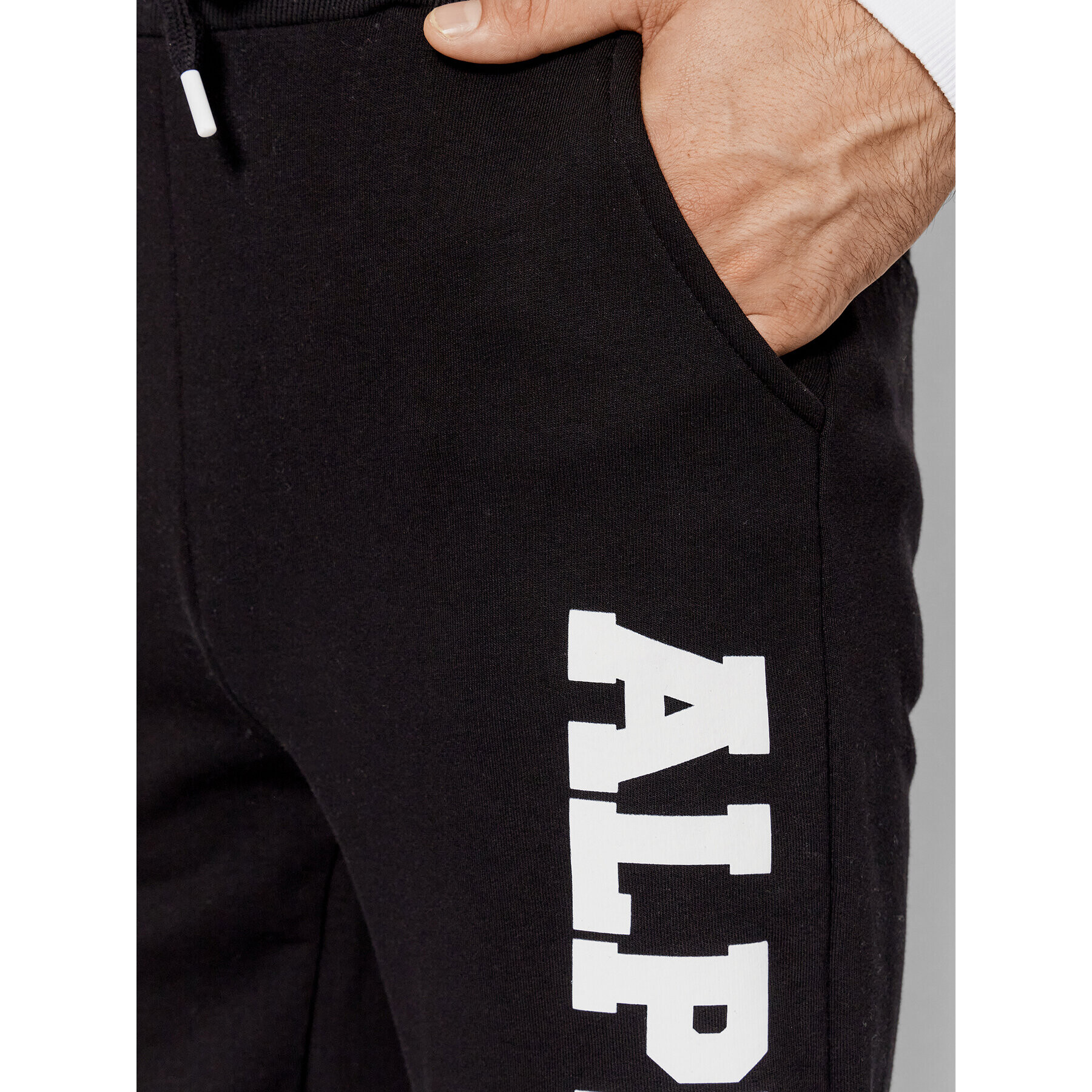 Alpha Industries Долнище анцуг Big Letters 126343 Черен Regular Fit - Pepit.bg