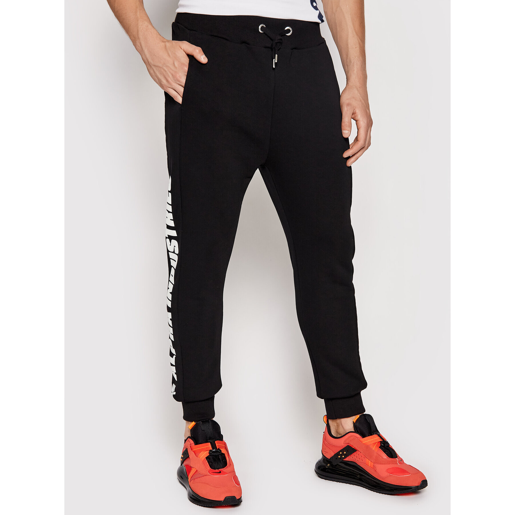 Alpha Industries Долнище анцуг Inlay Rubber Jogger 116371 Червен Slim Fit - Pepit.bg