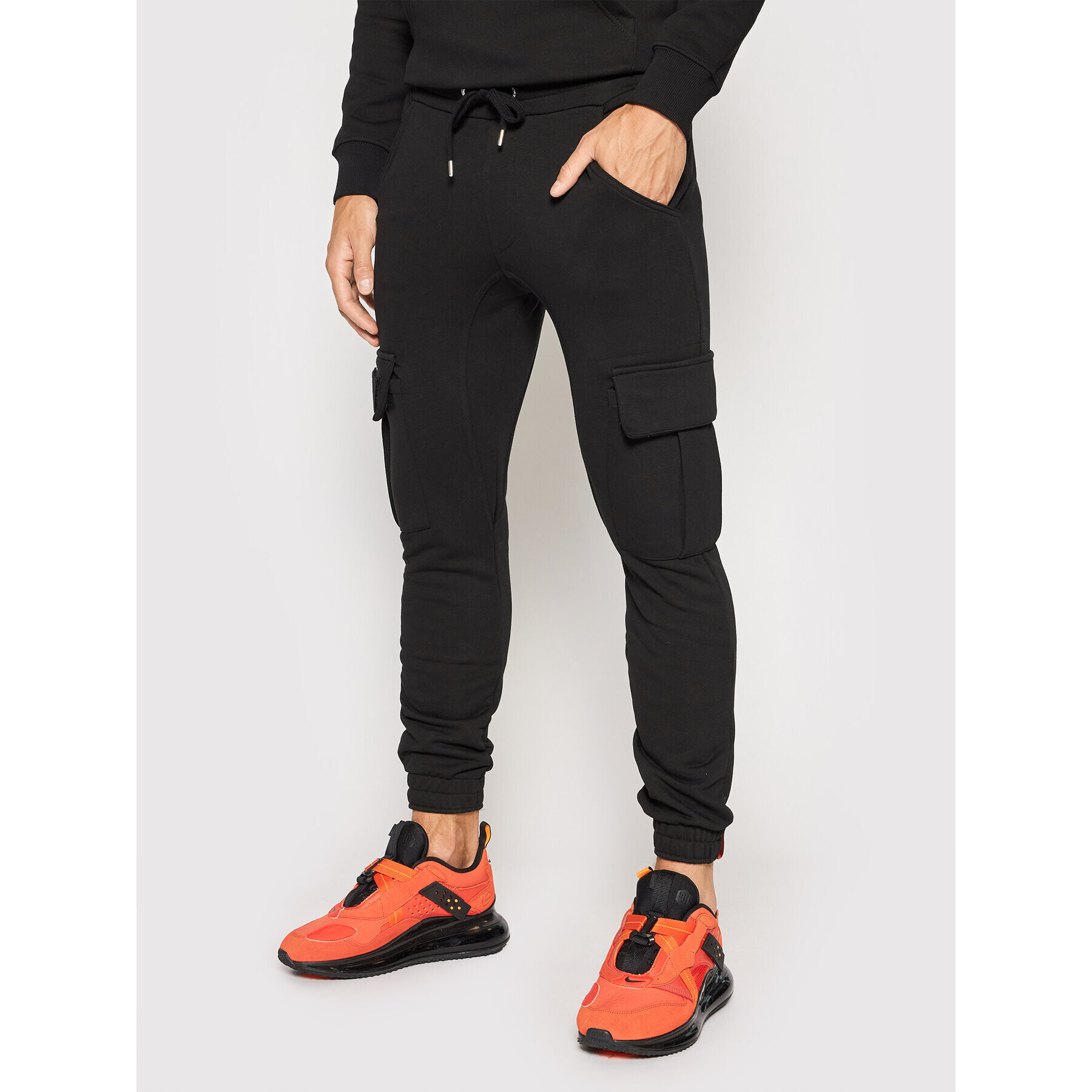 Alpha Industries Долнище анцуг Terry Jogger 116204 Черен Regular Fit - Pepit.bg