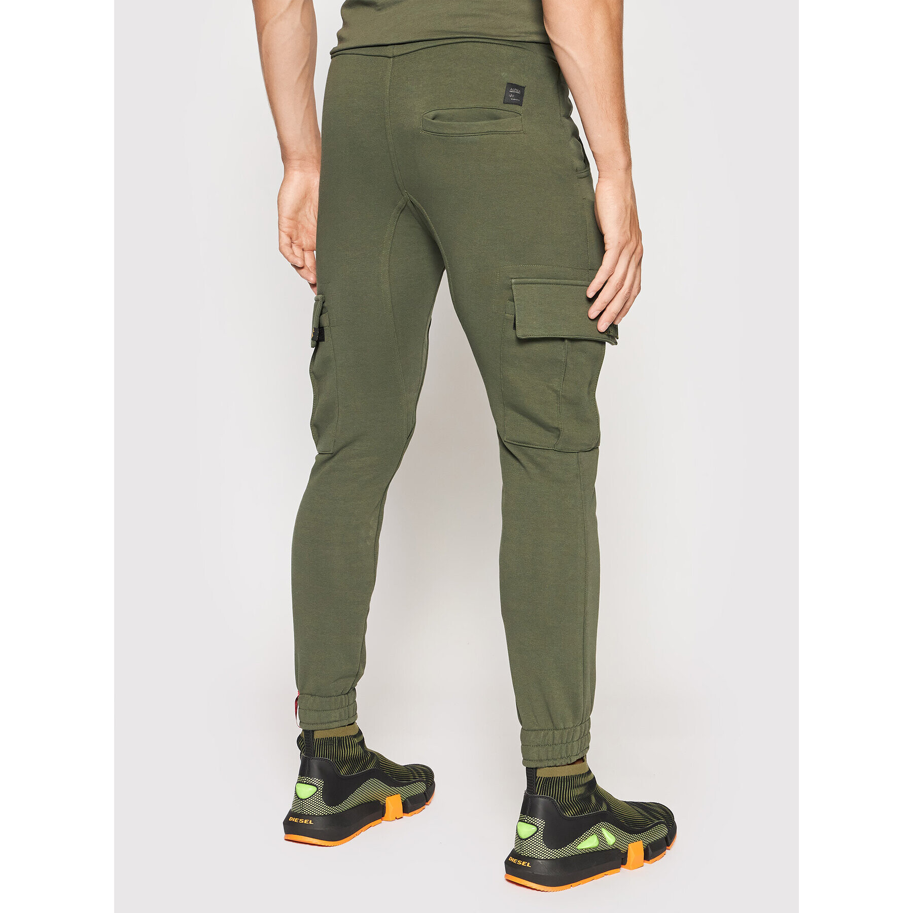 Alpha Industries Долнище анцуг Terry Jogger 116204 Зелен Regular Fit - Pepit.bg