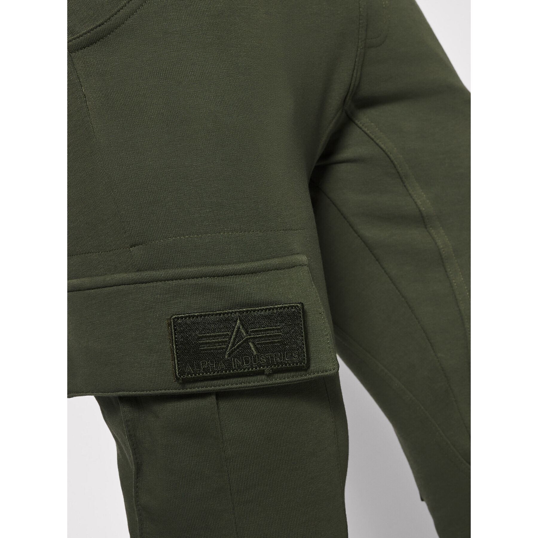 Alpha Industries Долнище анцуг Terry Jogger 116204 Зелен Regular Fit - Pepit.bg