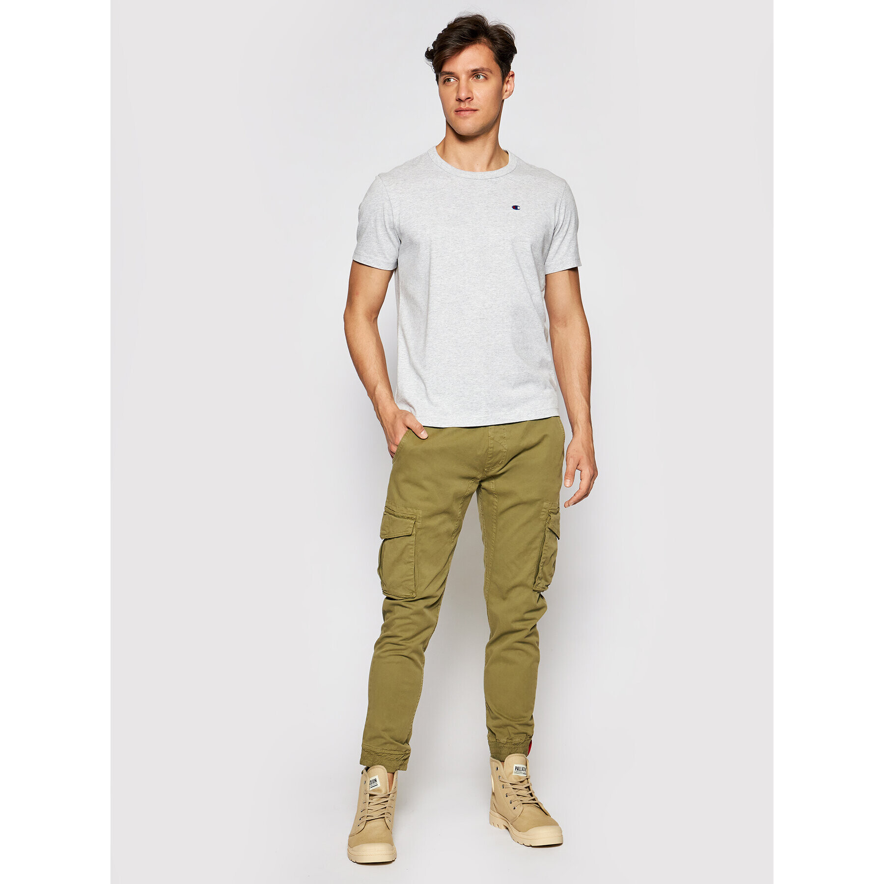 Alpha Industries Джогъри 116202 Зелен Tapered Fit - Pepit.bg