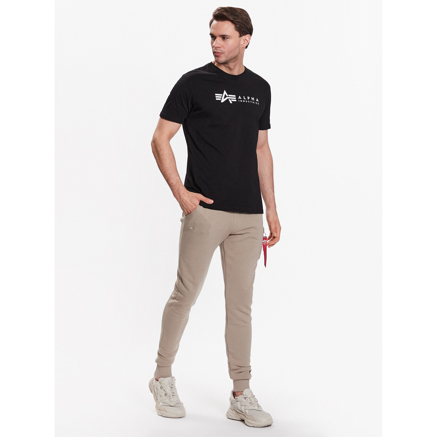 Alpha Industries Долнище анцуг X-Fit Slim 178333 Бежов Slim Fit - Pepit.bg