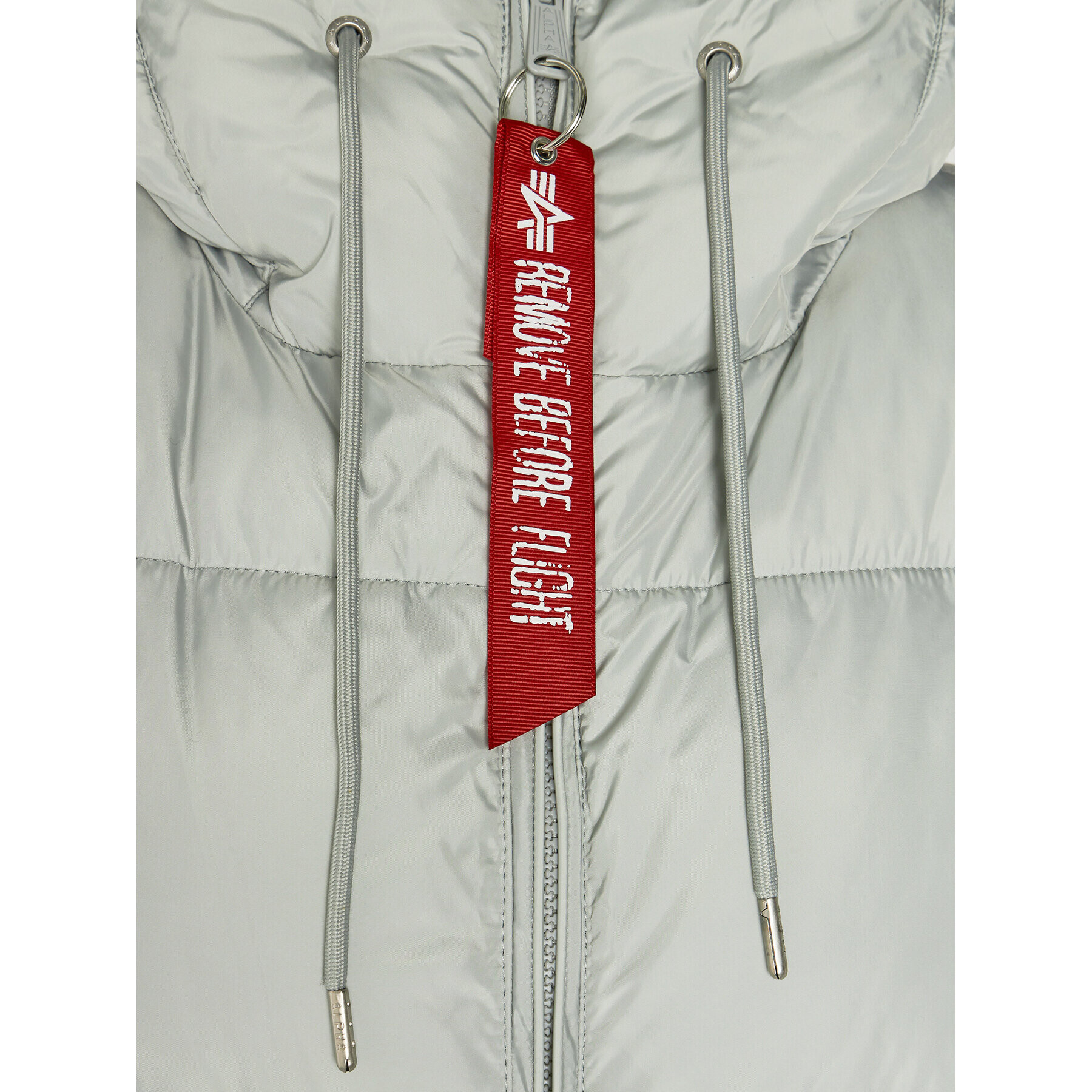 Alpha Industries Елек Long Puffer Vest 108002 Сив Regular Fit - Pepit.bg