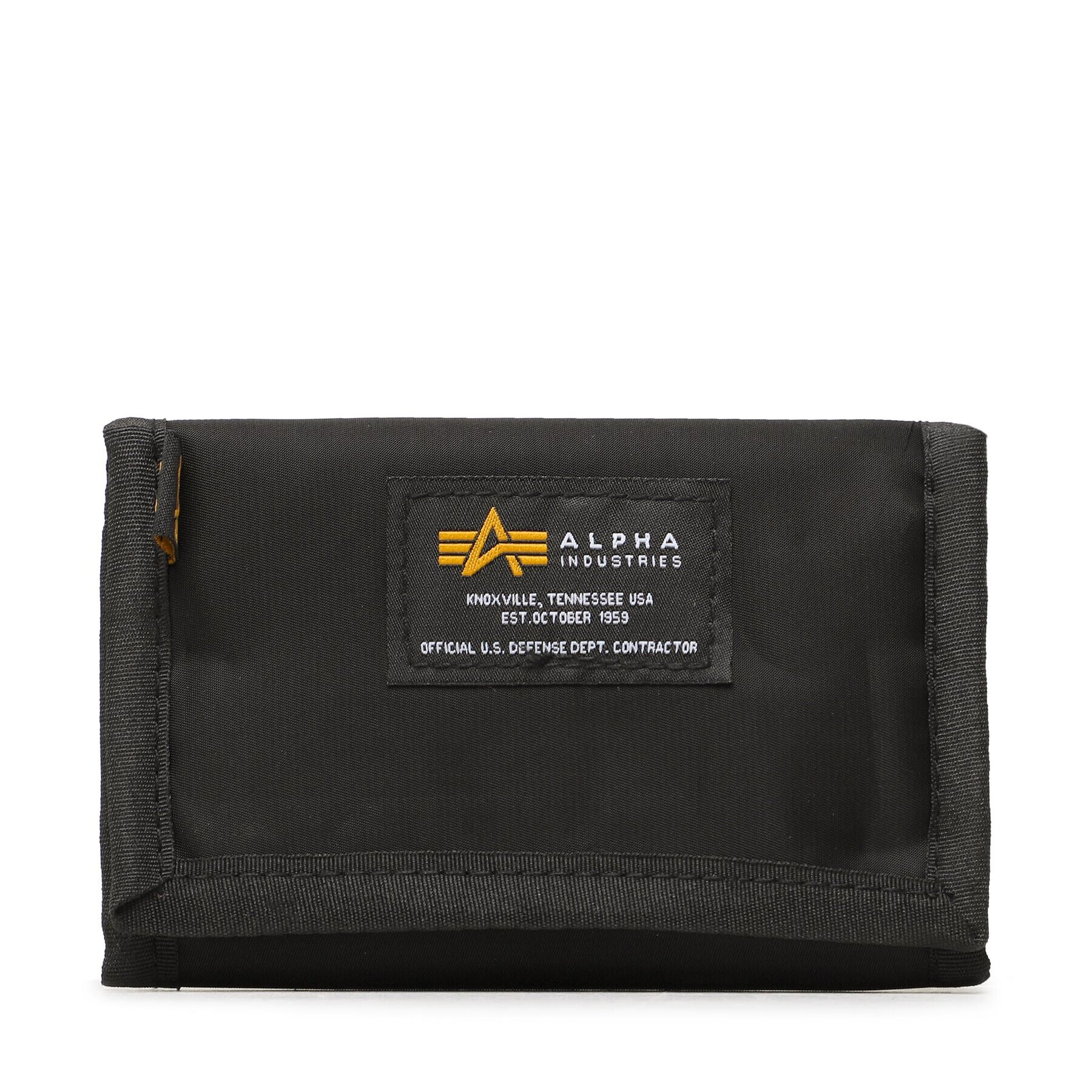 Alpha Industries Голям мъжки портфейл Crew Wallet 196928 Черен - Pepit.bg