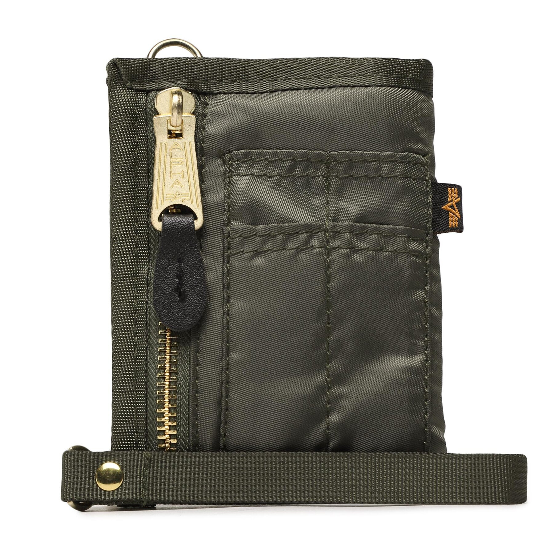 Alpha Industries Голям мъжки портфейл Utility Wallet 108958 Зелен - Pepit.bg