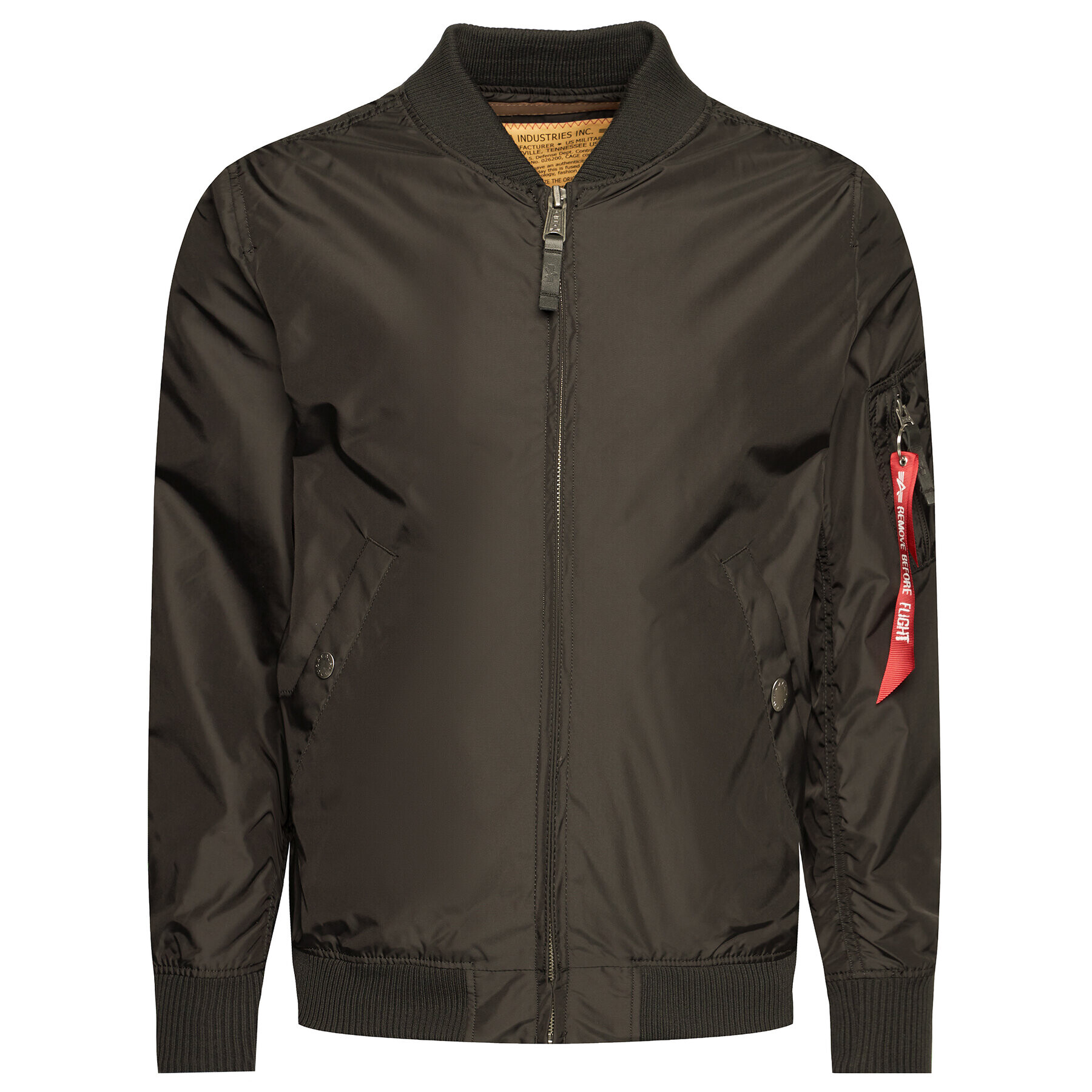 Alpha Industries Яке бомбър Ma-1 191103 Черен Regular Fit - Pepit.bg