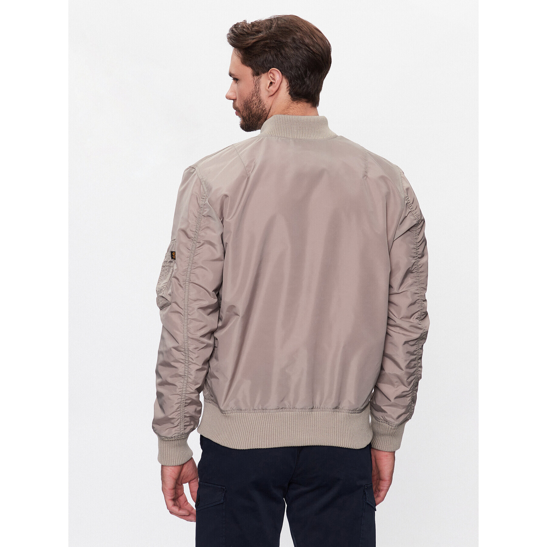 Alpha Industries Яке бомбър MA-1 191103 Бежов Regular Fit - Pepit.bg