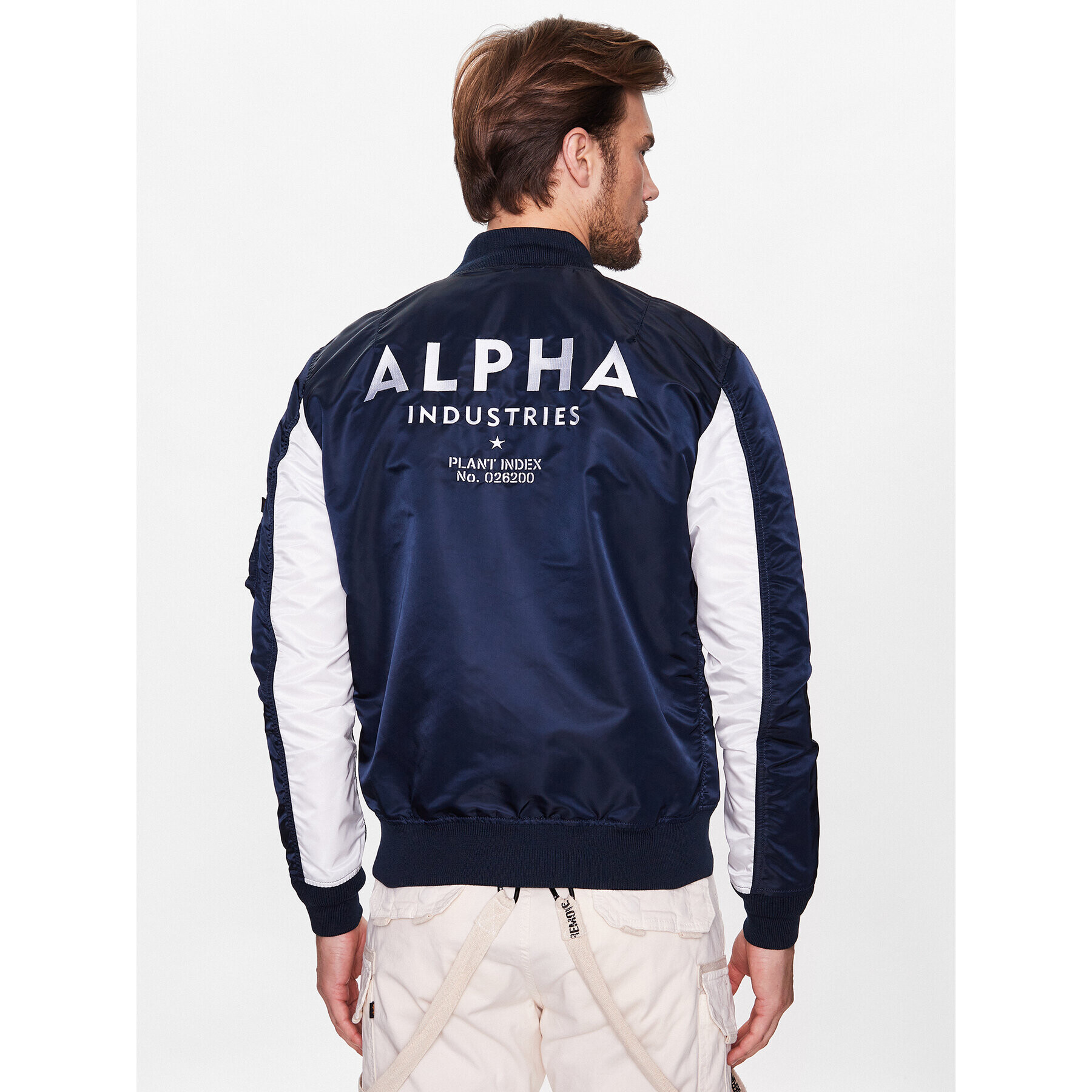 Alpha Industries Яке бомбър MA-1 196107 Син Regular Fit - Pepit.bg