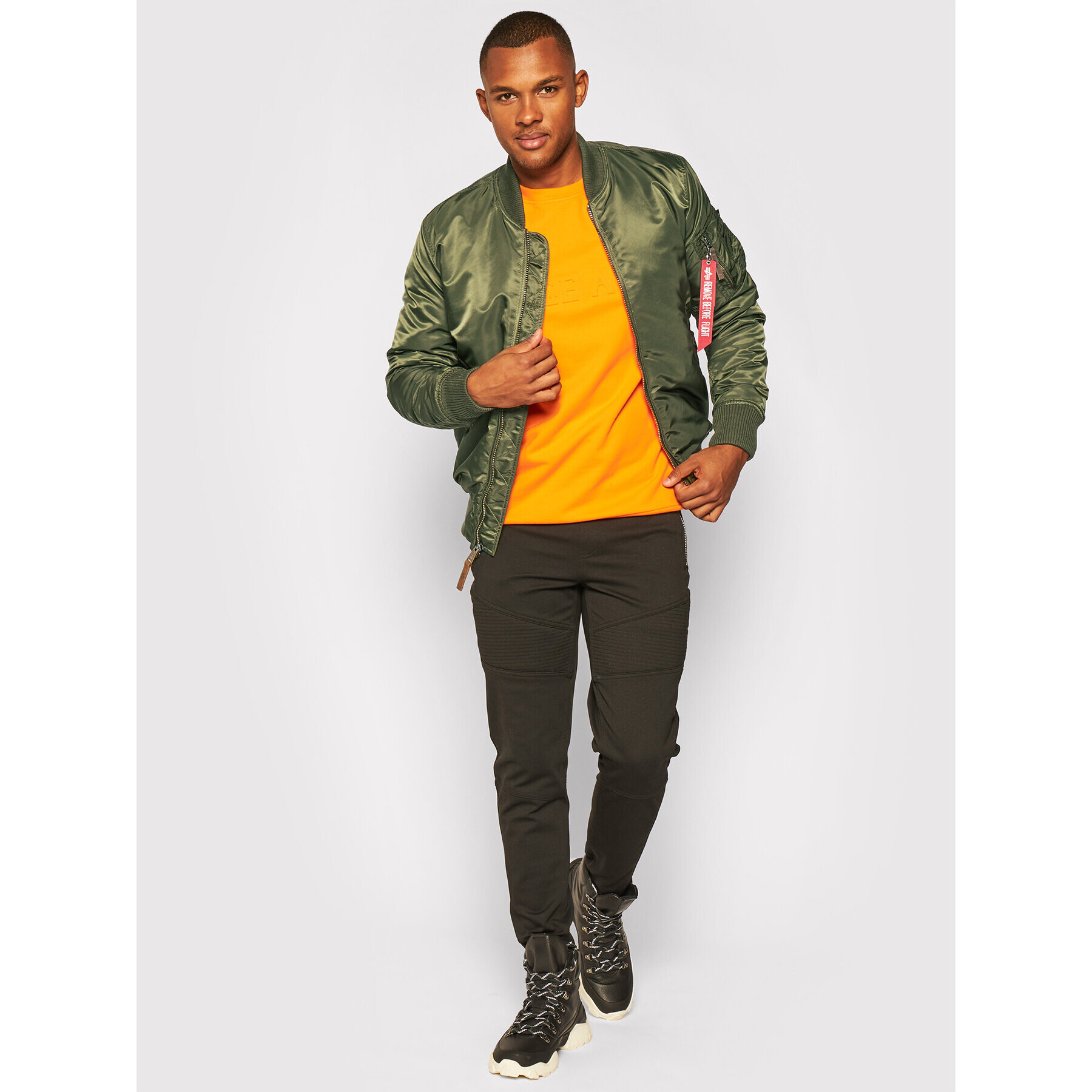 Alpha Industries Яке бомбър Ma-1 Vf 59 168100 Зелен Slim Fit - Pepit.bg