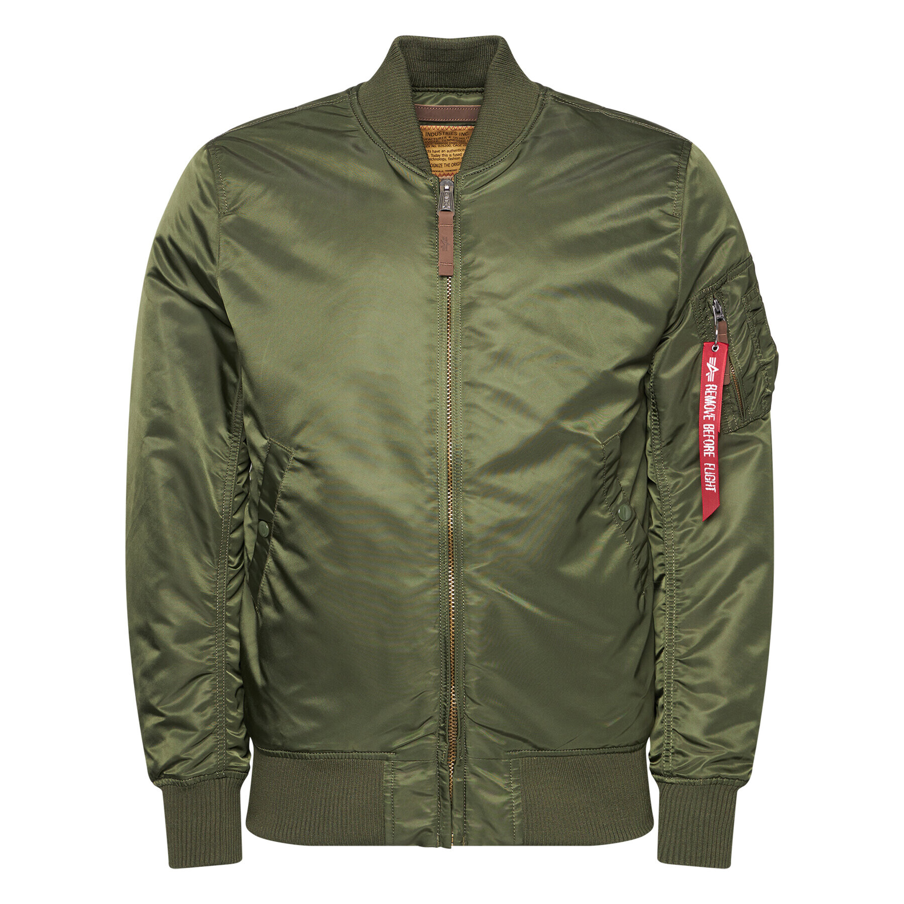 Alpha Industries Яке бомбър Ma-1 Vf 59 168100 Зелен Slim Fit - Pepit.bg