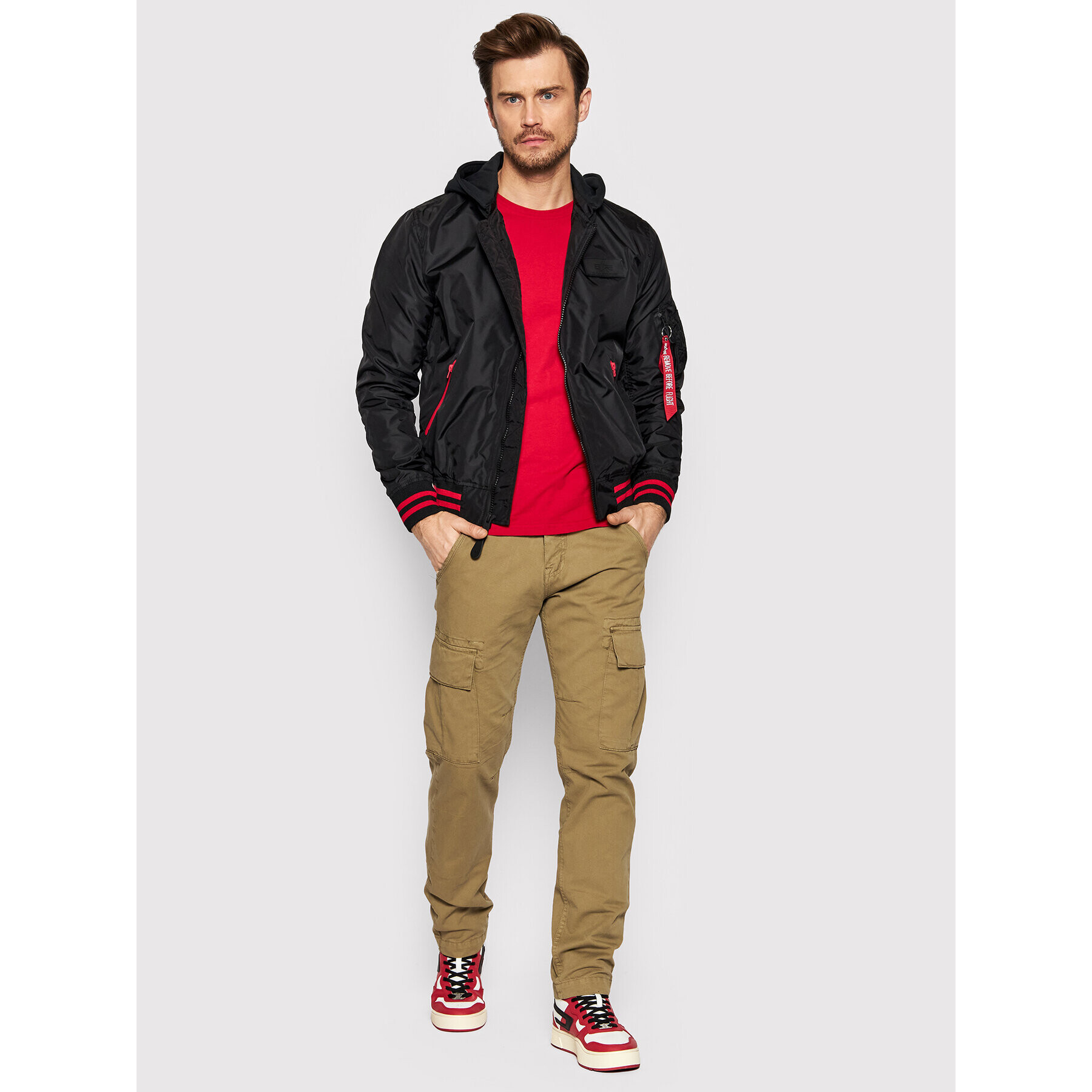 Alpha Industries Яке бомбър Ma-1Tt 126108 Черен Regular Fit - Pepit.bg