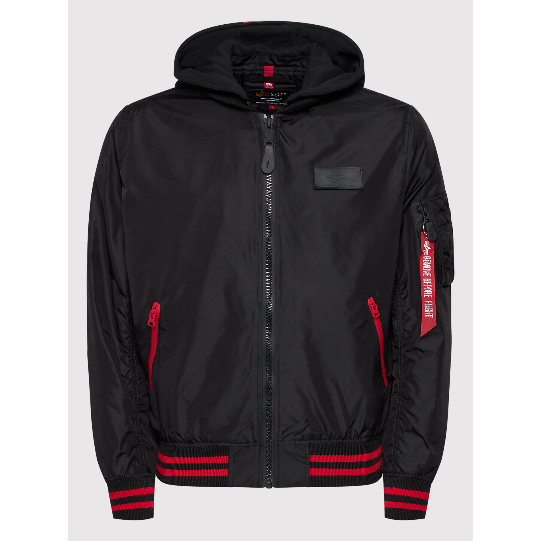 Alpha Industries Яке бомбър Ma-1Tt 126108 Черен Regular Fit - Pepit.bg