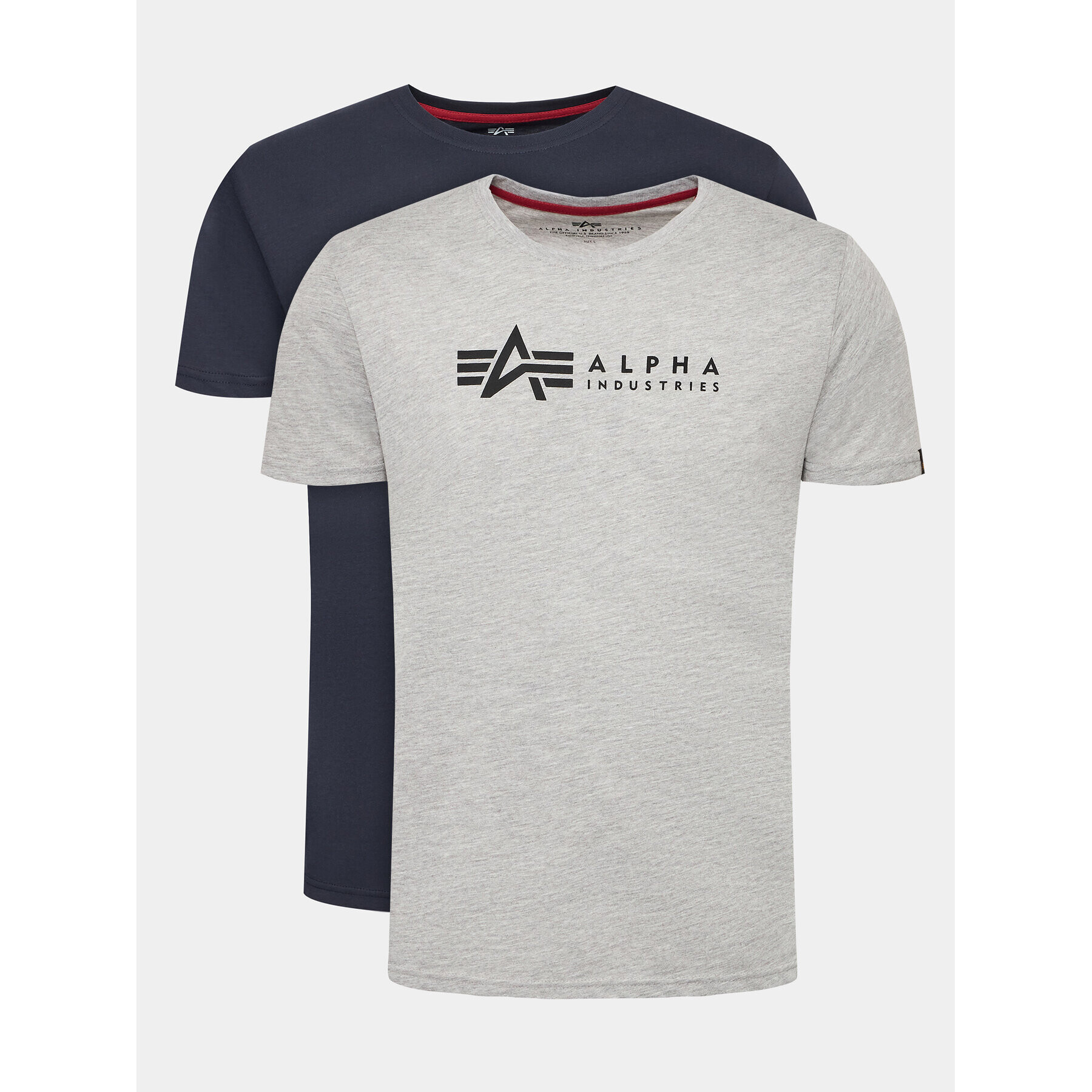 Alpha Industries Комплект 2 тишъртки Alpha Label 118534 Цветен Regular Fit - Pepit.bg