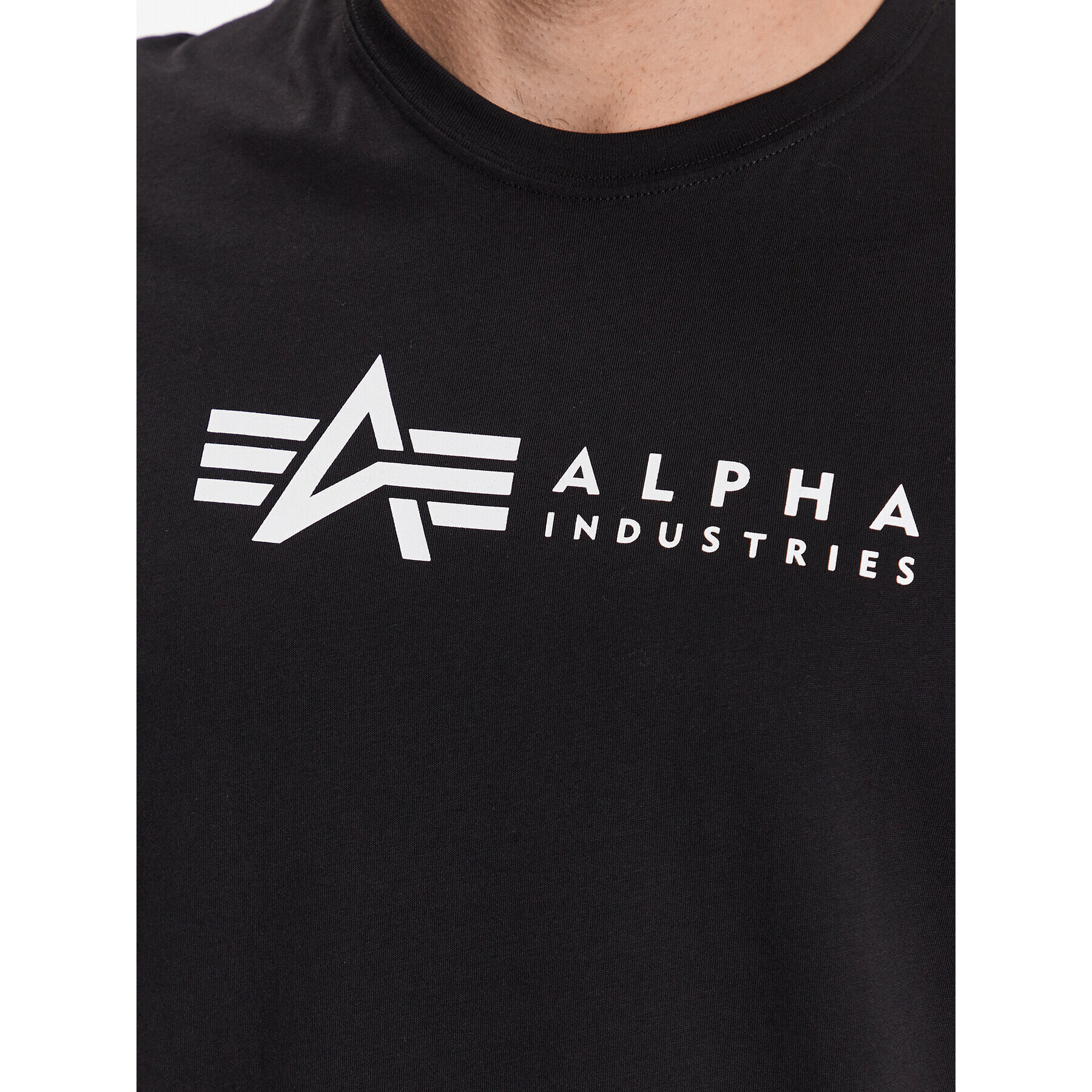 Alpha Industries Комплект 2 тишъртки Alpha Label 118534 Черен Regular Fit - Pepit.bg