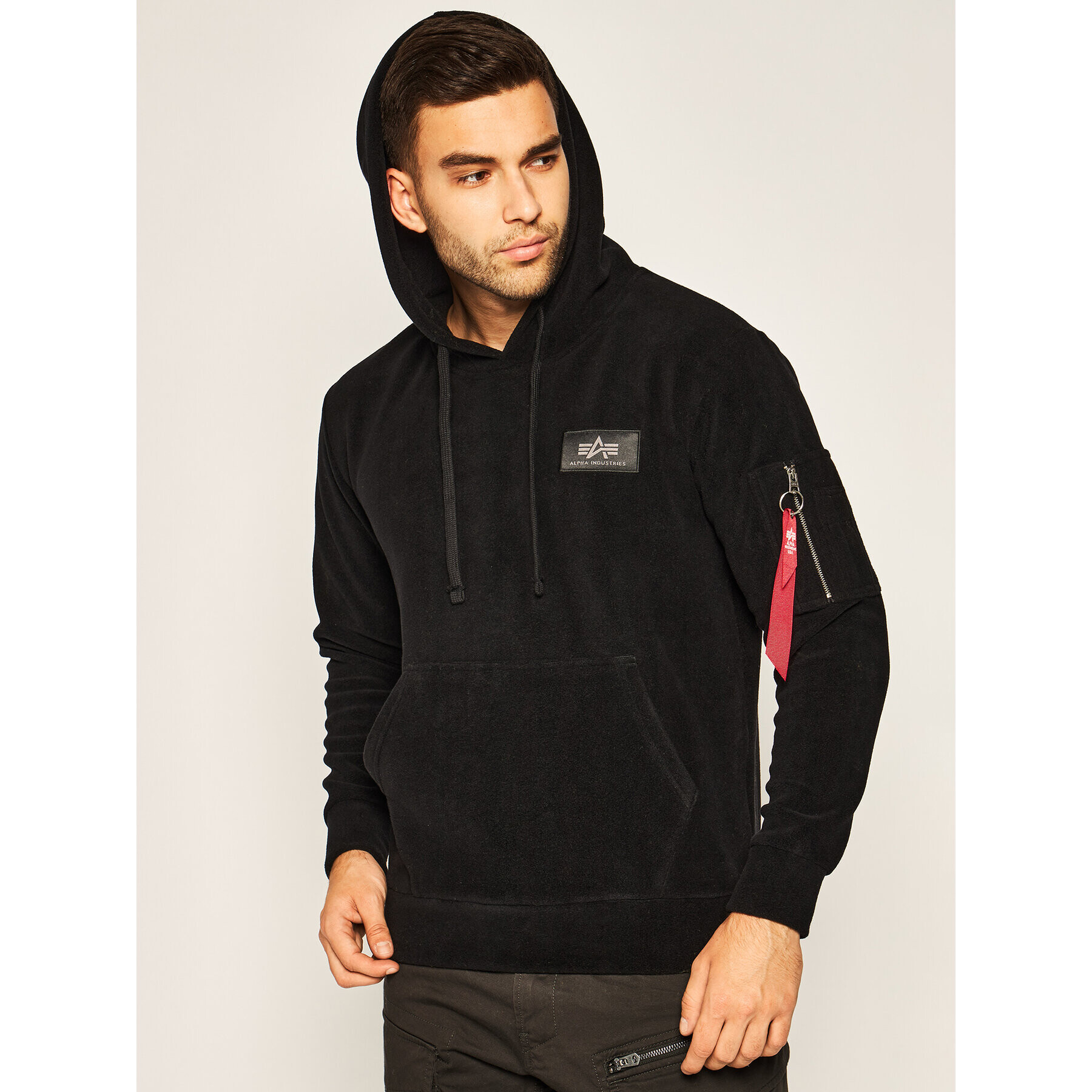 Alpha Industries Полар Polar Fleece 128345 Черен Regular Fit - Pepit.bg