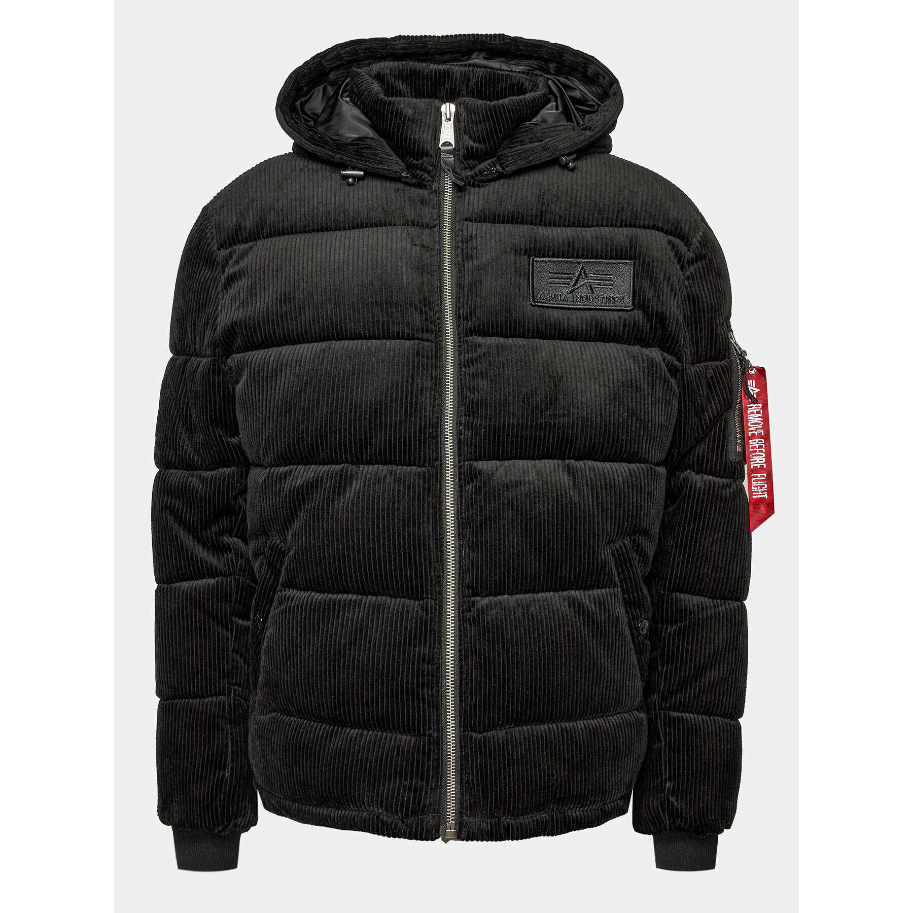 Alpha Industries Пухено яке Cord 138118 Черен Regular Fit - Pepit.bg