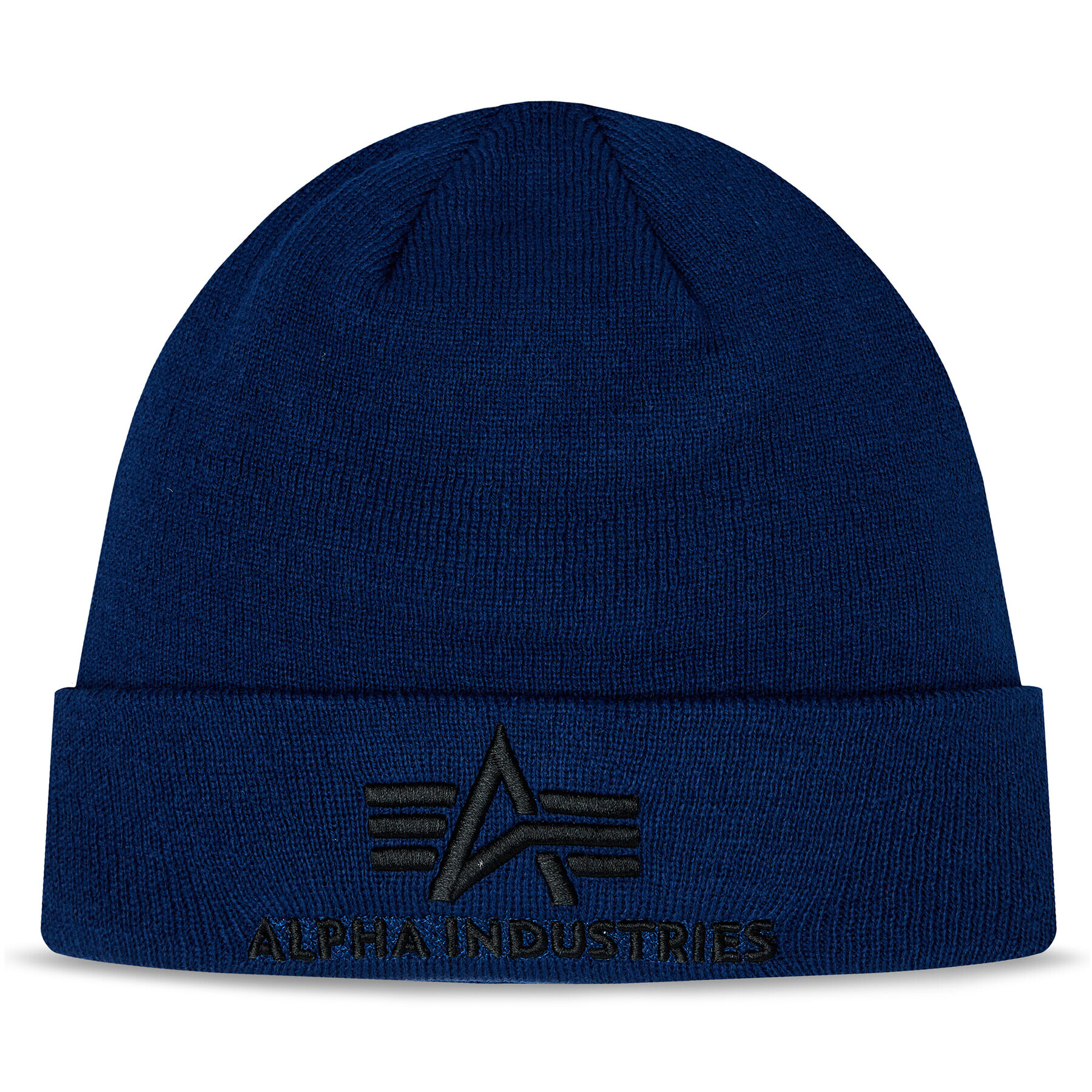 Alpha Industries Шапка 3D Beanie 168910 Син - Pepit.bg