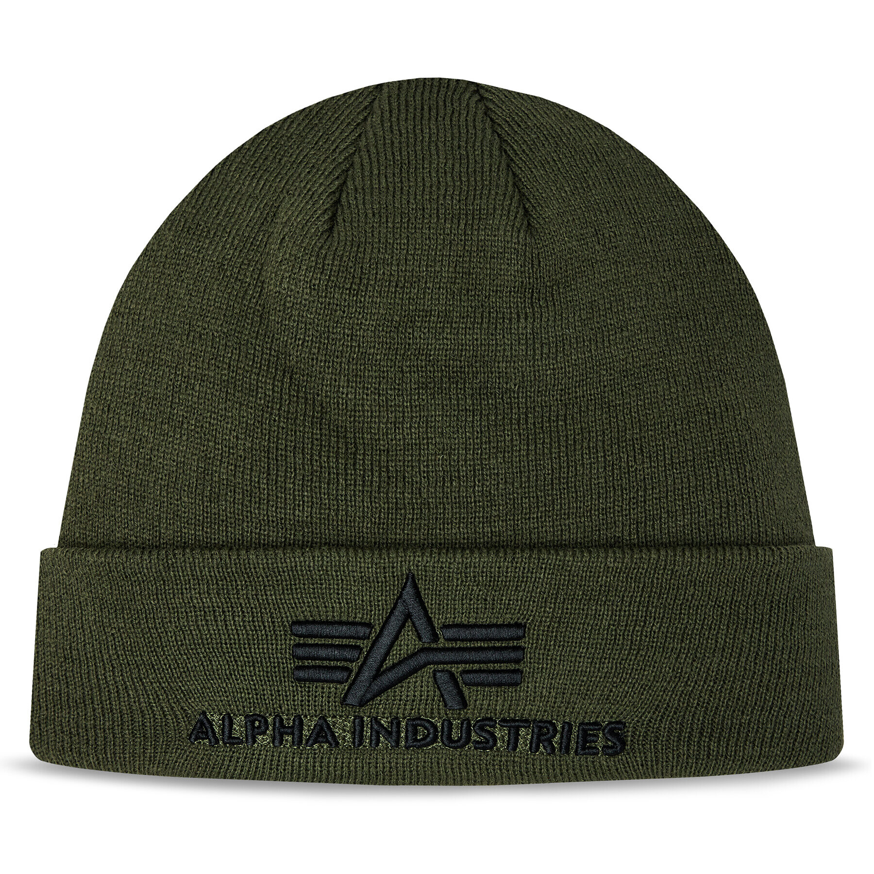 Alpha Industries Шапка 3D Beanie 168910 Зелен - Pepit.bg