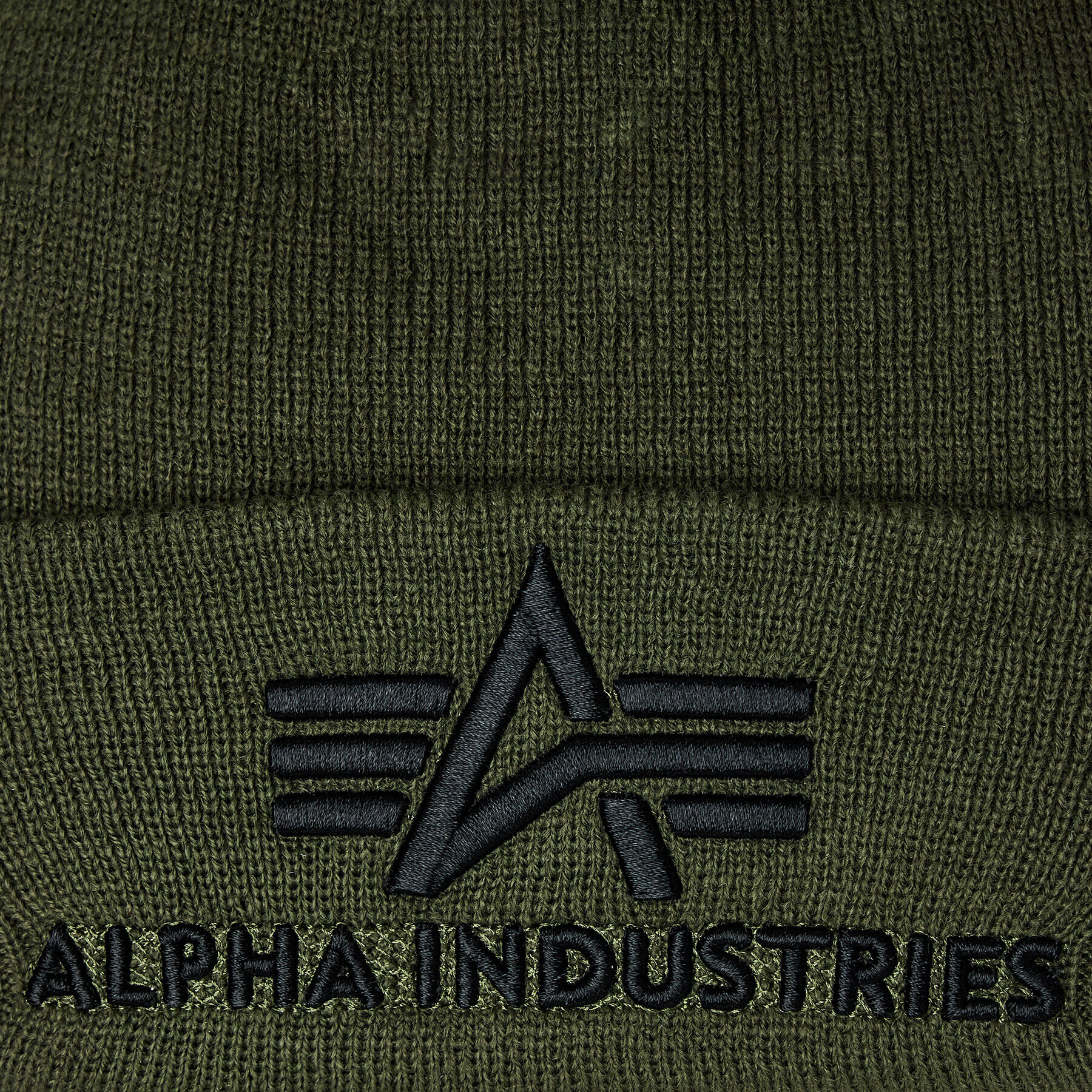 Alpha Industries Шапка 3D Beanie 168910 Зелен - Pepit.bg