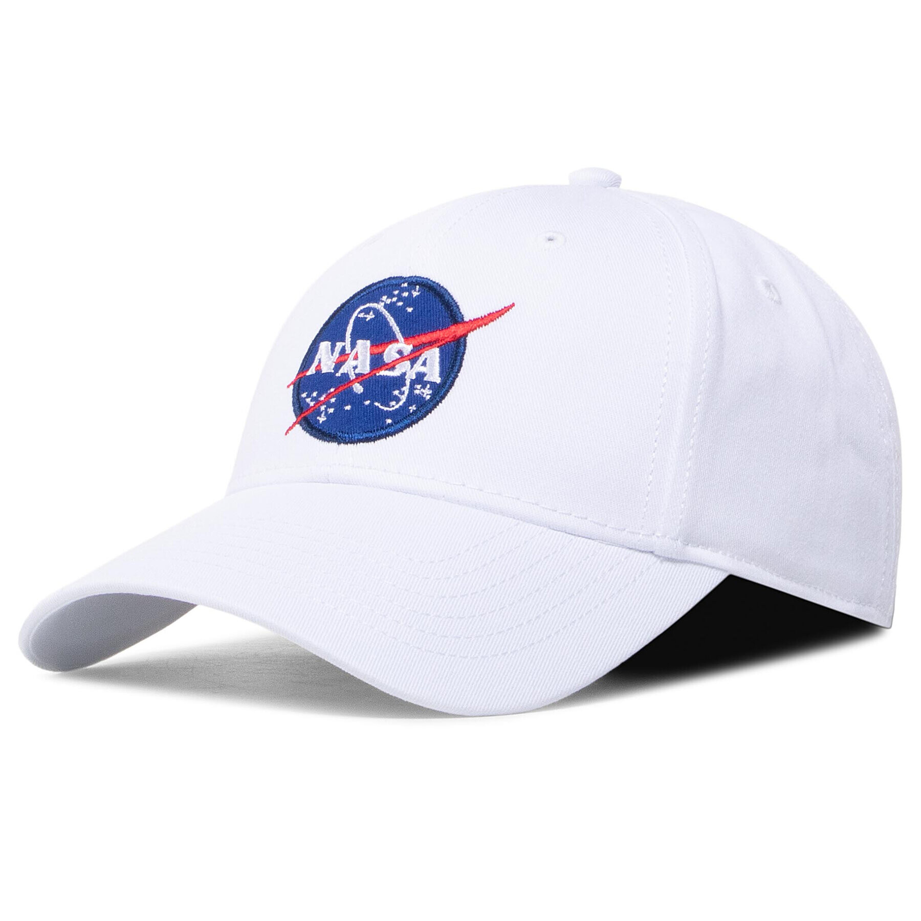 Alpha Industries Шапка с козирка Nasa Cap 186903 Бял - Pepit.bg