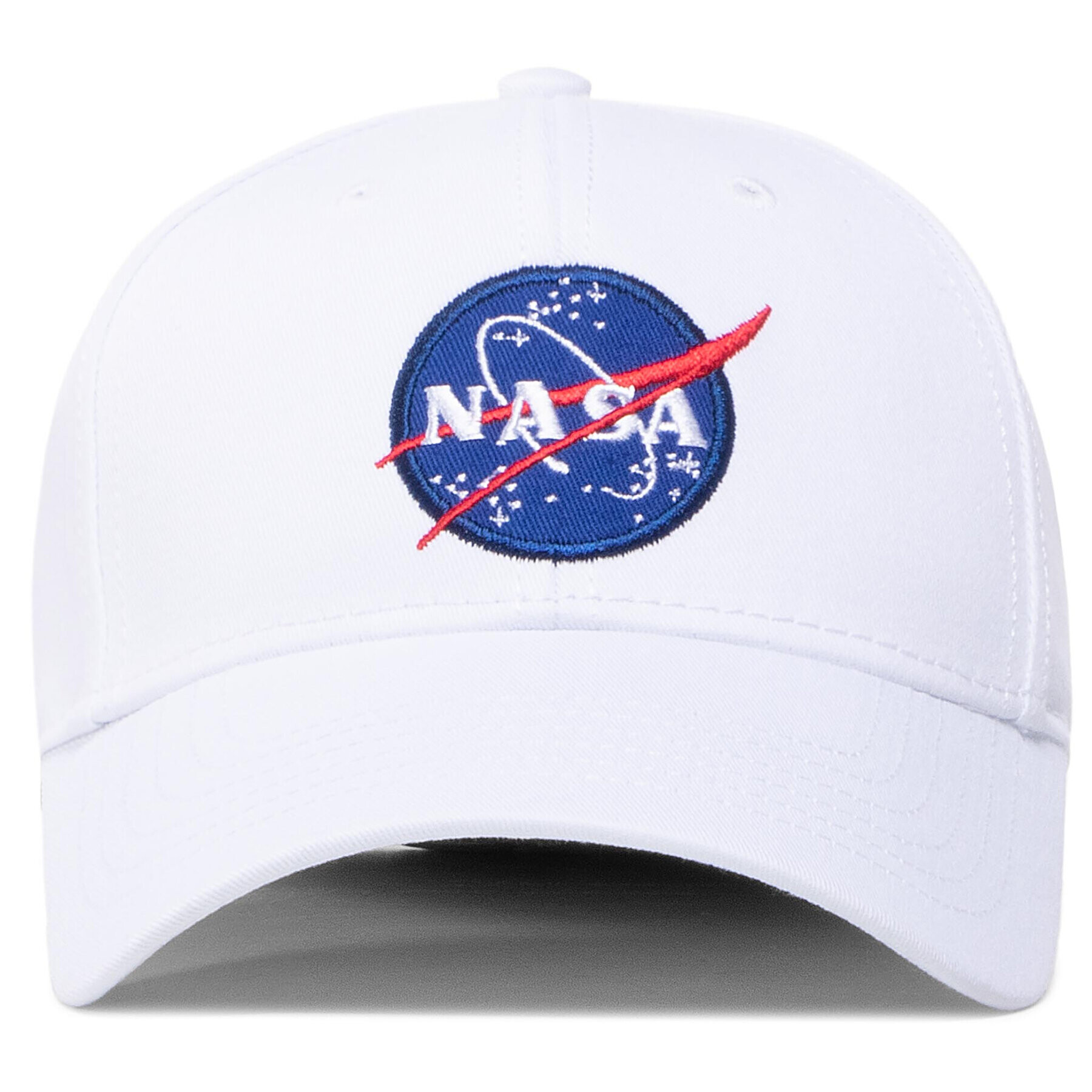 Alpha Industries Шапка с козирка Nasa Cap 186903 Бял - Pepit.bg