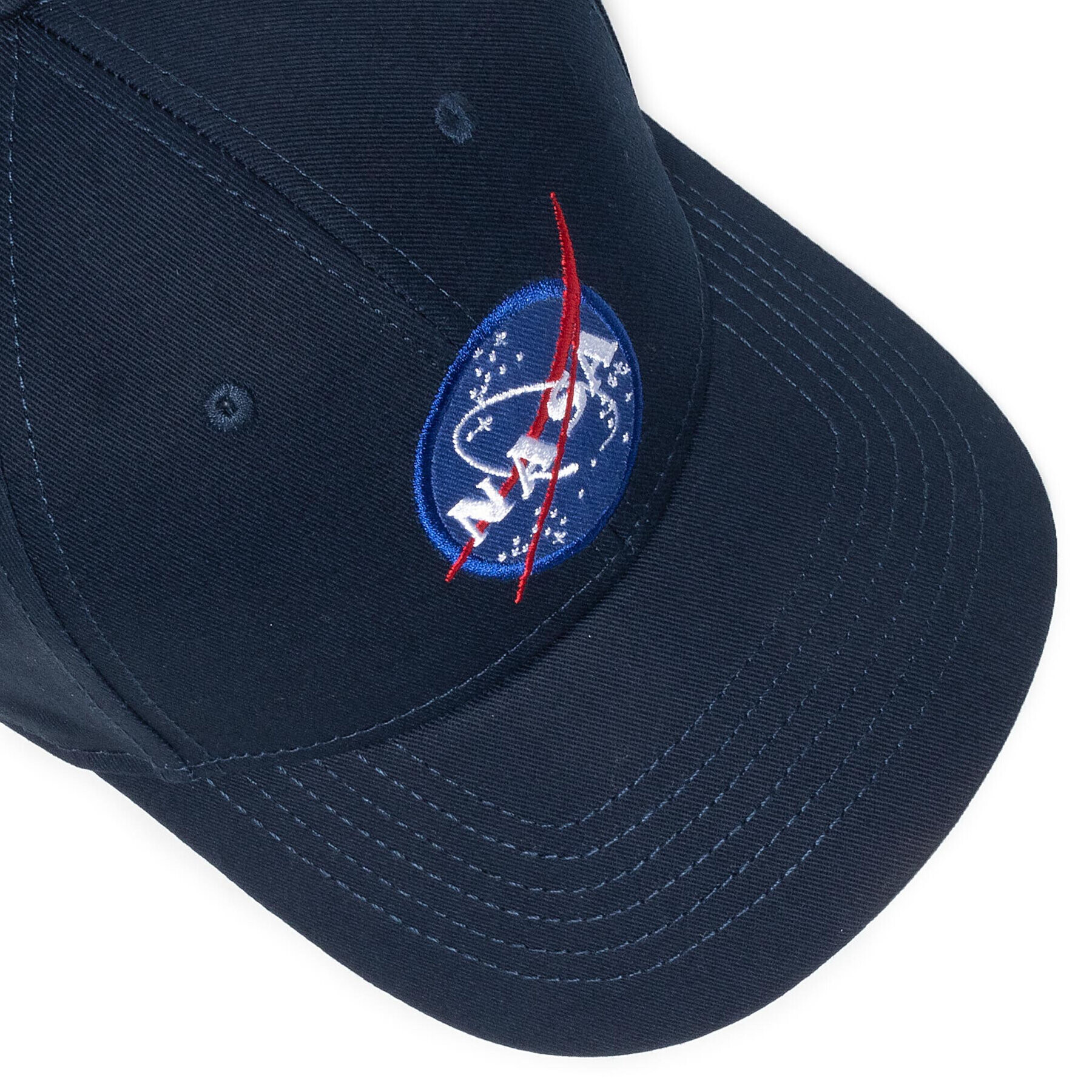 Alpha Industries Шапка с козирка Nasa Cap 186903 Тъмносин - Pepit.bg