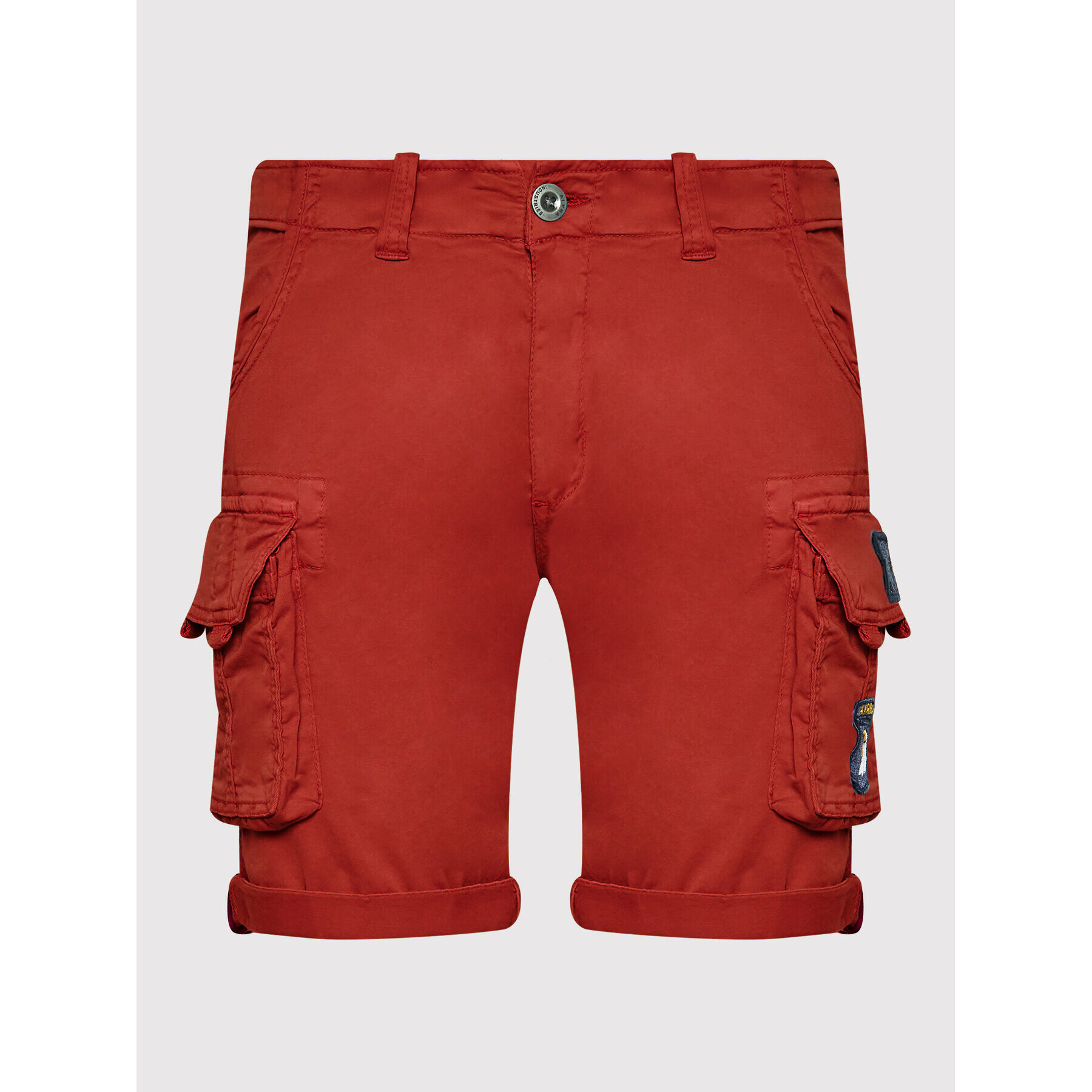 Alpha Industries Шорти от плат Crew 186209 Червен Regular Fit - Pepit.bg