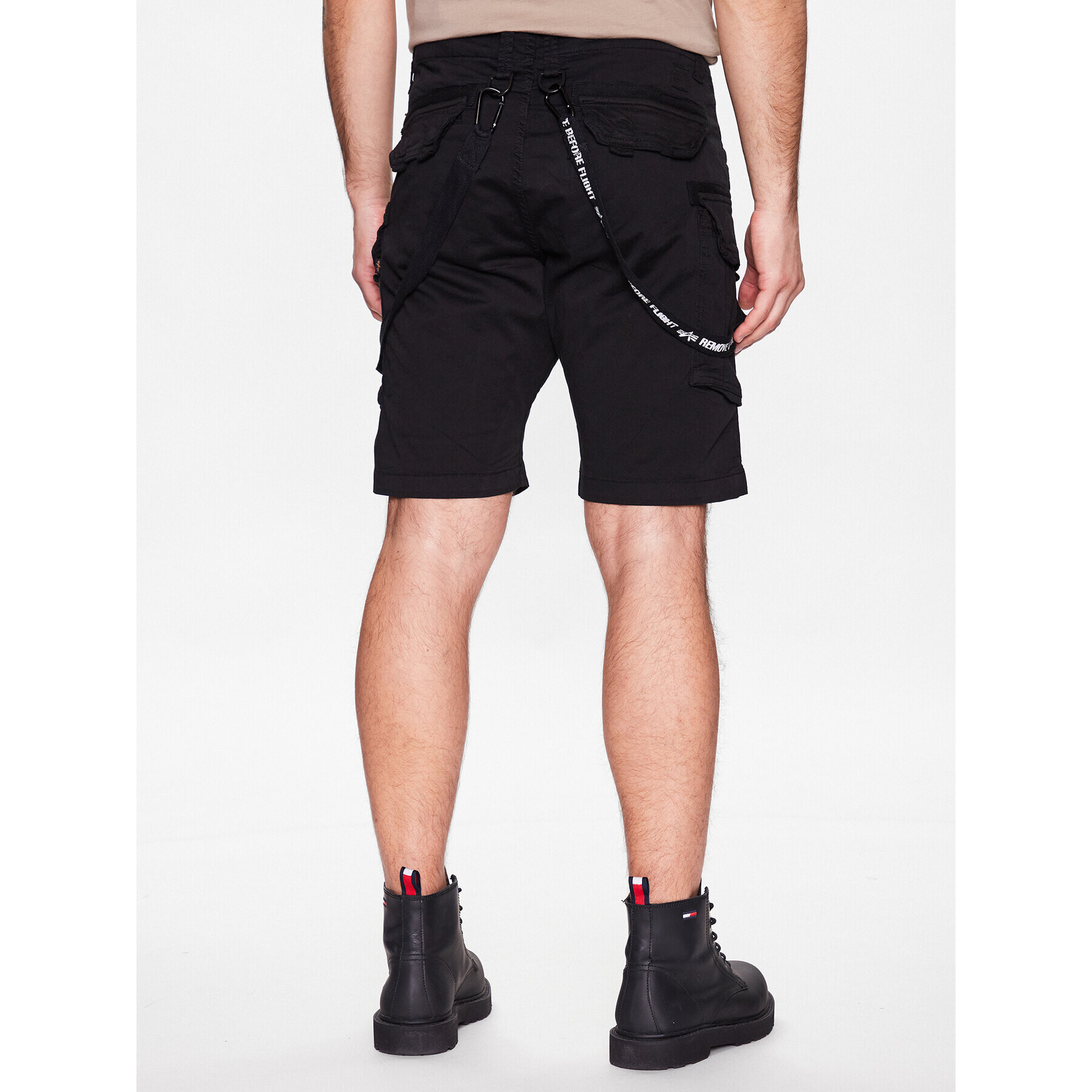 Alpha Industries Шорти от плат Utility Short Черен Slim Fit - Pepit.bg