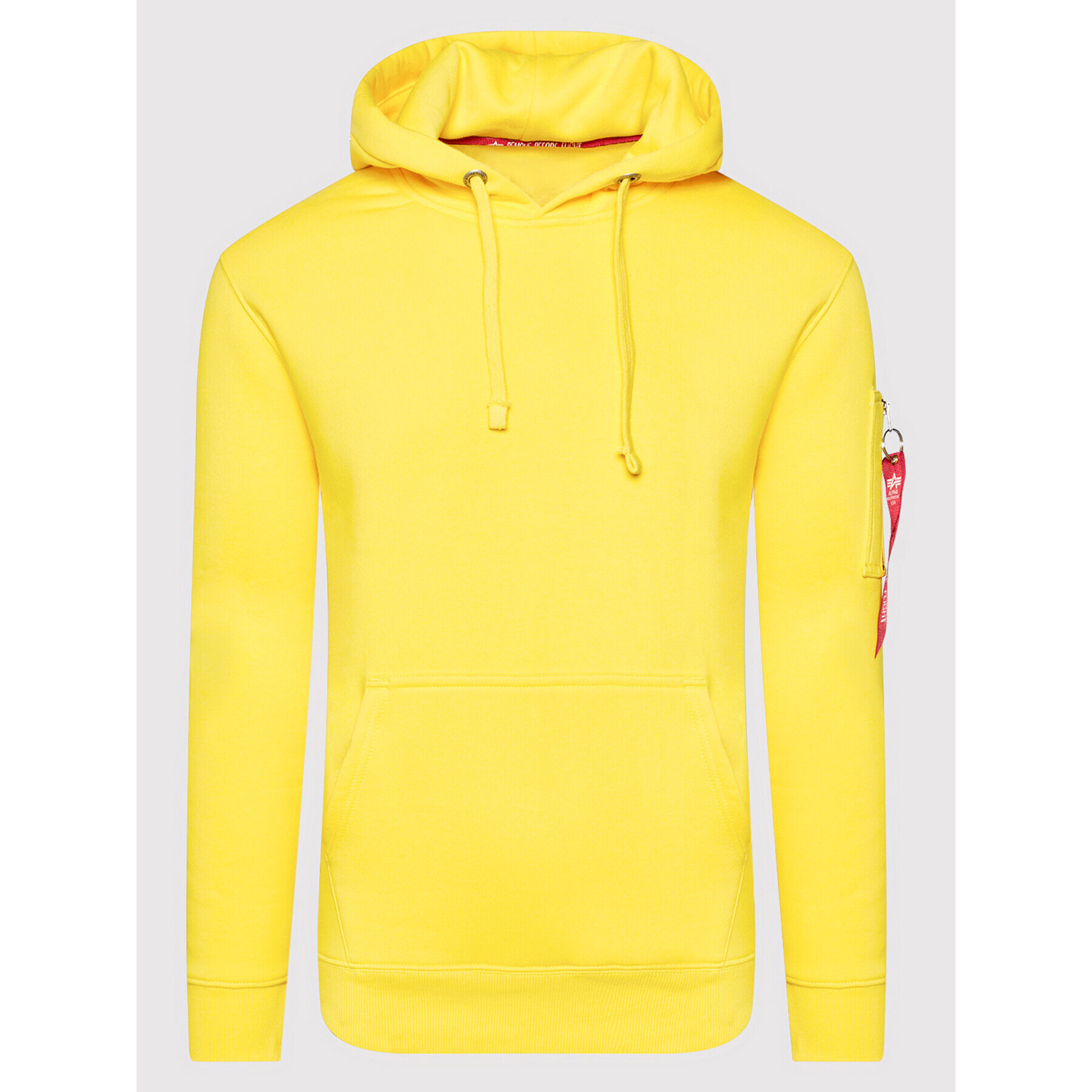 Alpha Industries Суитшърт 118336 Жълт Regular Fit - Pepit.bg