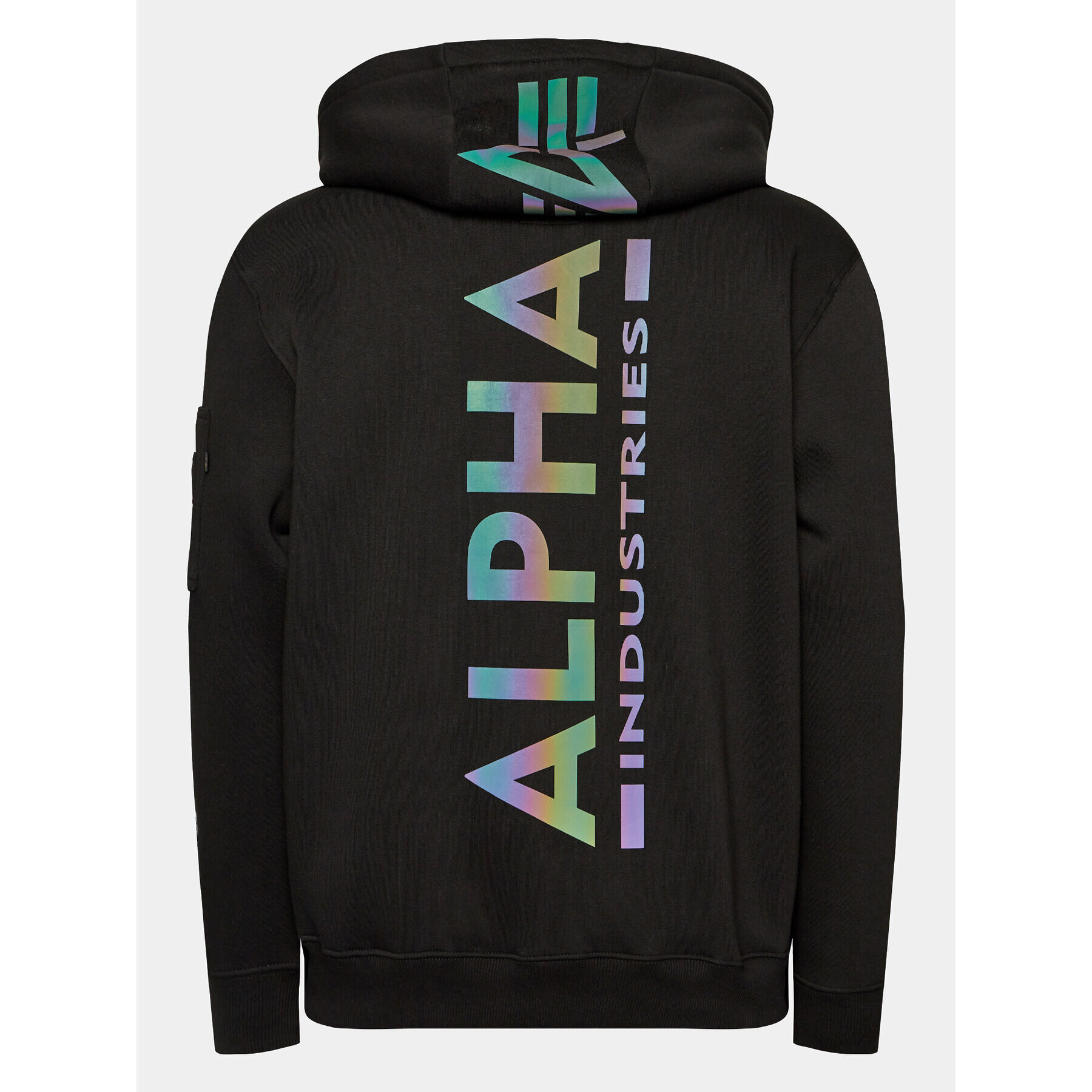 Alpha Industries Суитшърт Back Print 178318 Черен Regular Fit - Pepit.bg