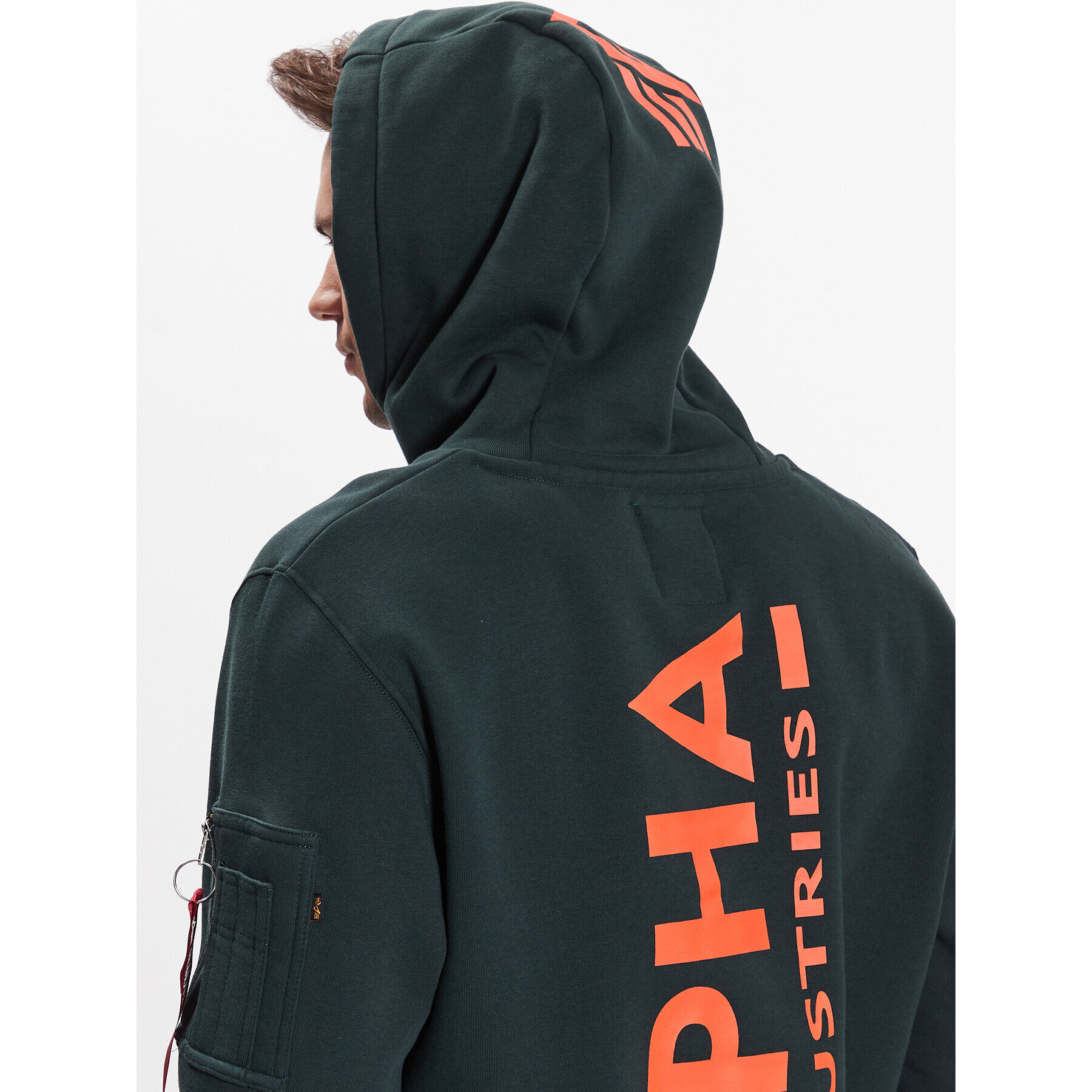 Alpha Industries Суитшърт Back Print 178318 Тъмносин Regular Fit - Pepit.bg