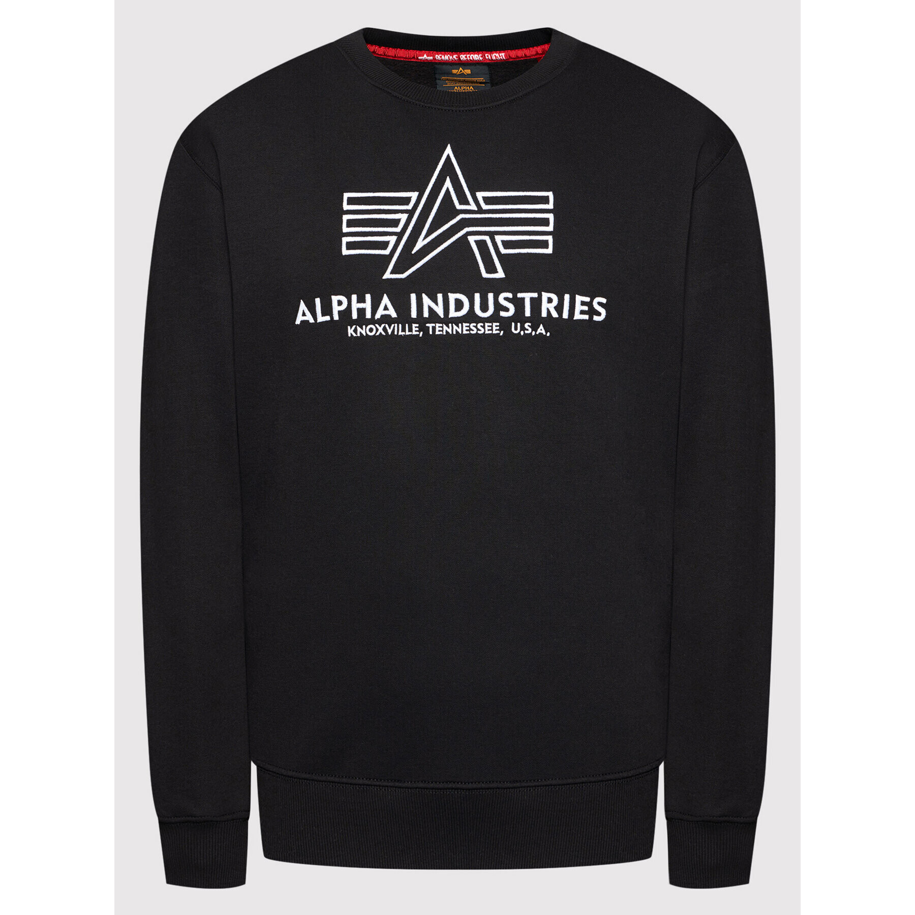 Alpha Industries Суитшърт Basic 118302 Черен Regular Fit - Pepit.bg