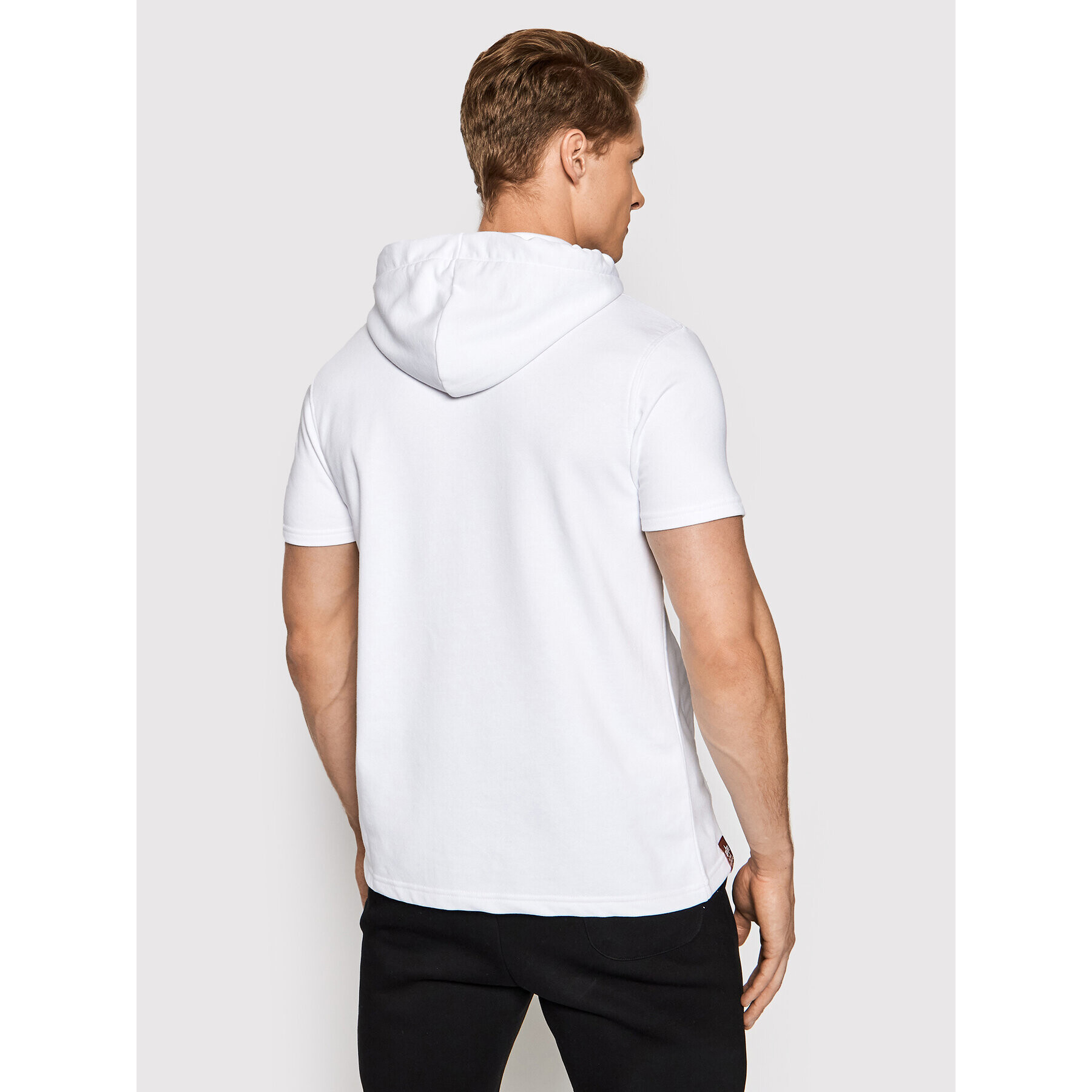 Alpha Industries Суитшърт Basic 126507 Бял Regular Fit - Pepit.bg