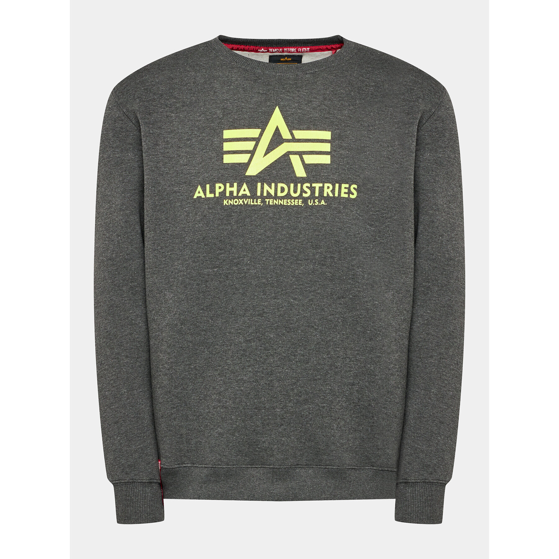 Alpha Industries Суитшърт Basic 178302 Сив Regular Fit - Pepit.bg