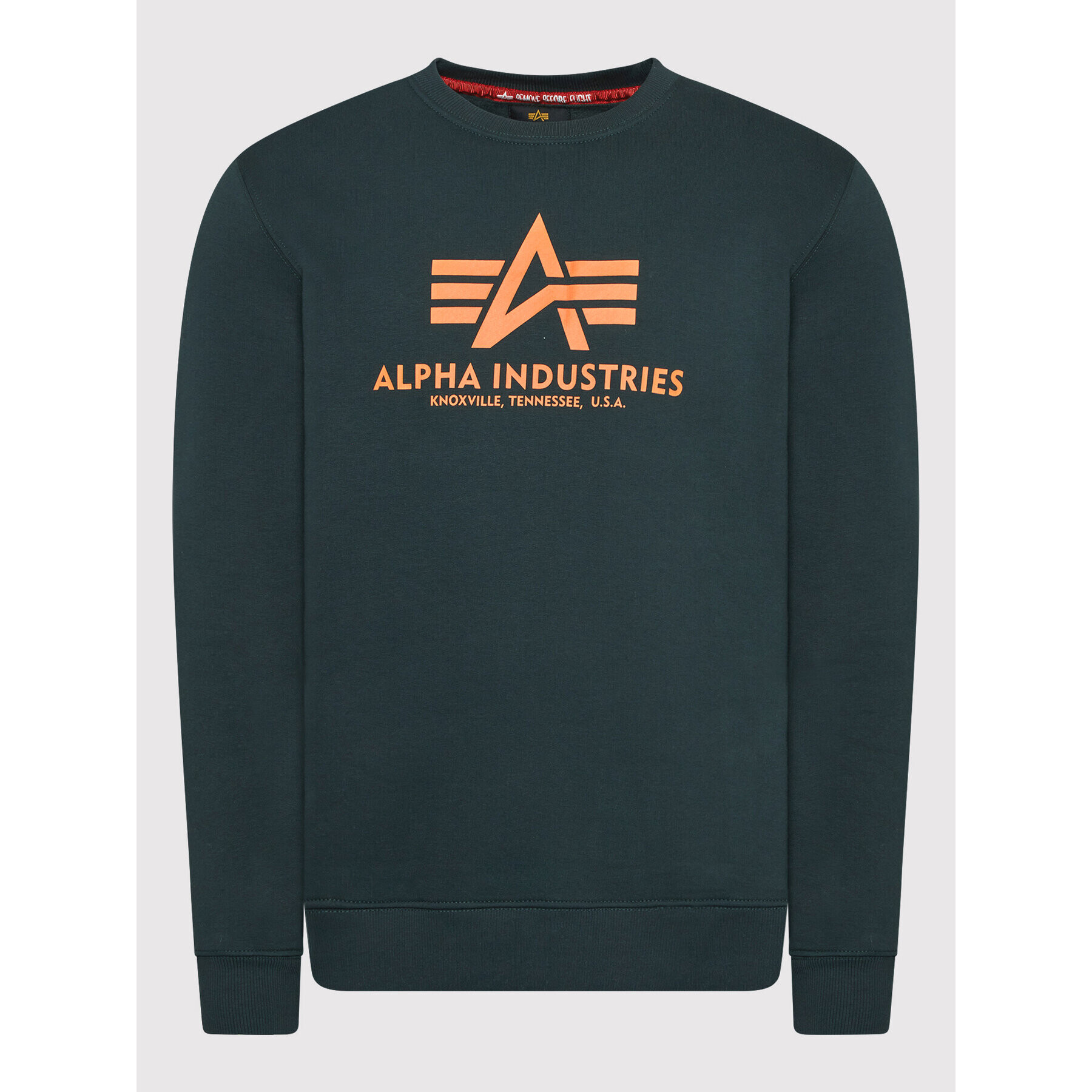 Alpha Industries Суитшърт Basic 178302 Тъмносин Regular Fit - Pepit.bg