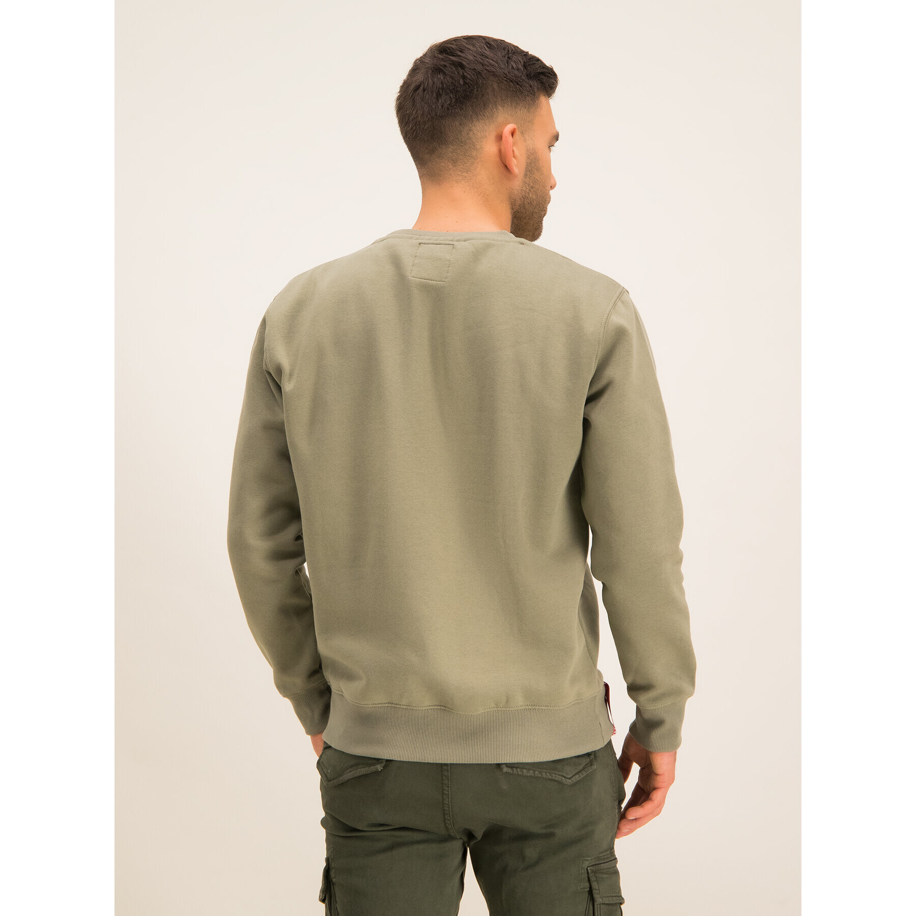 Alpha Industries Суитшърт Basic 178302 Зелен Regular Fit - Pepit.bg