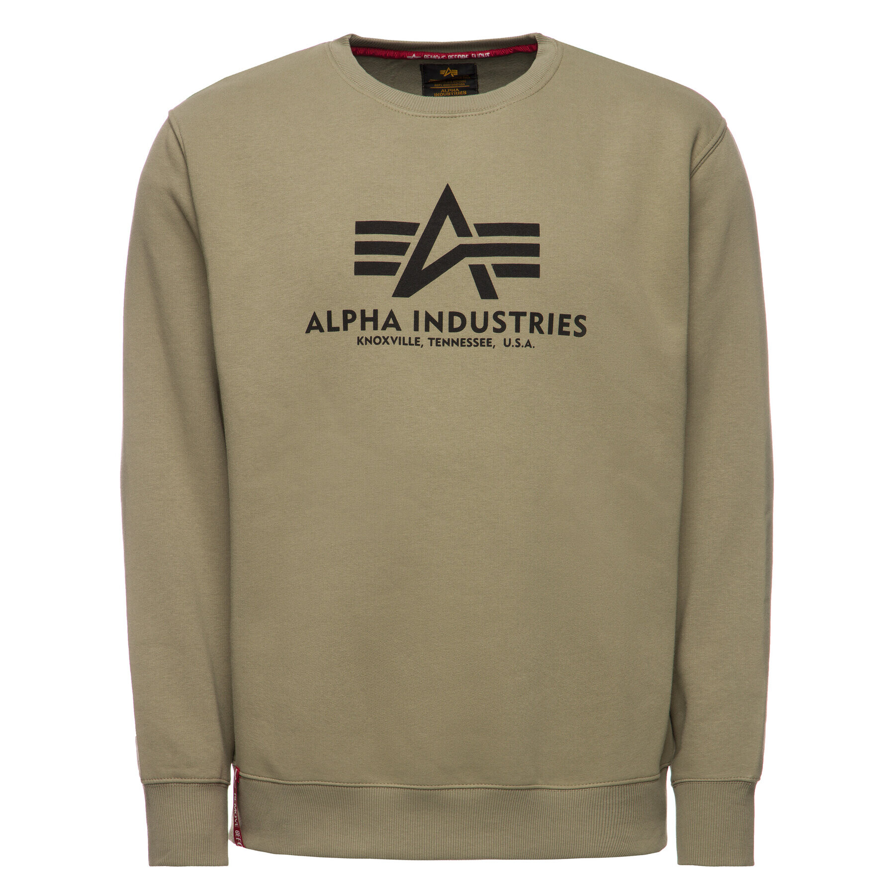 Alpha Industries Суитшърт Basic 178302 Зелен Regular Fit - Pepit.bg