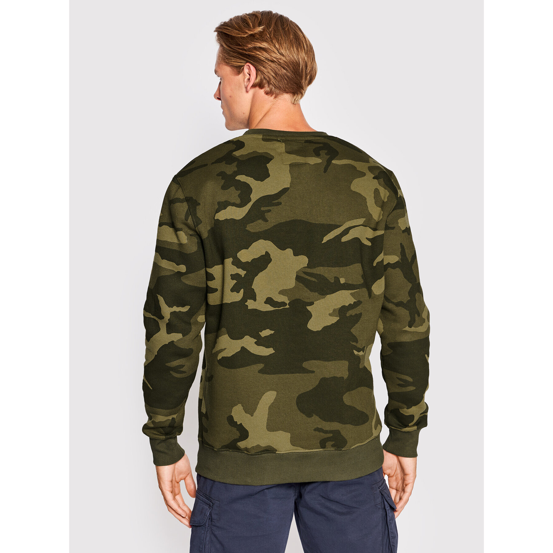 Alpha Industries Суитшърт Basic 178302C Зелен Regular Fit - Pepit.bg