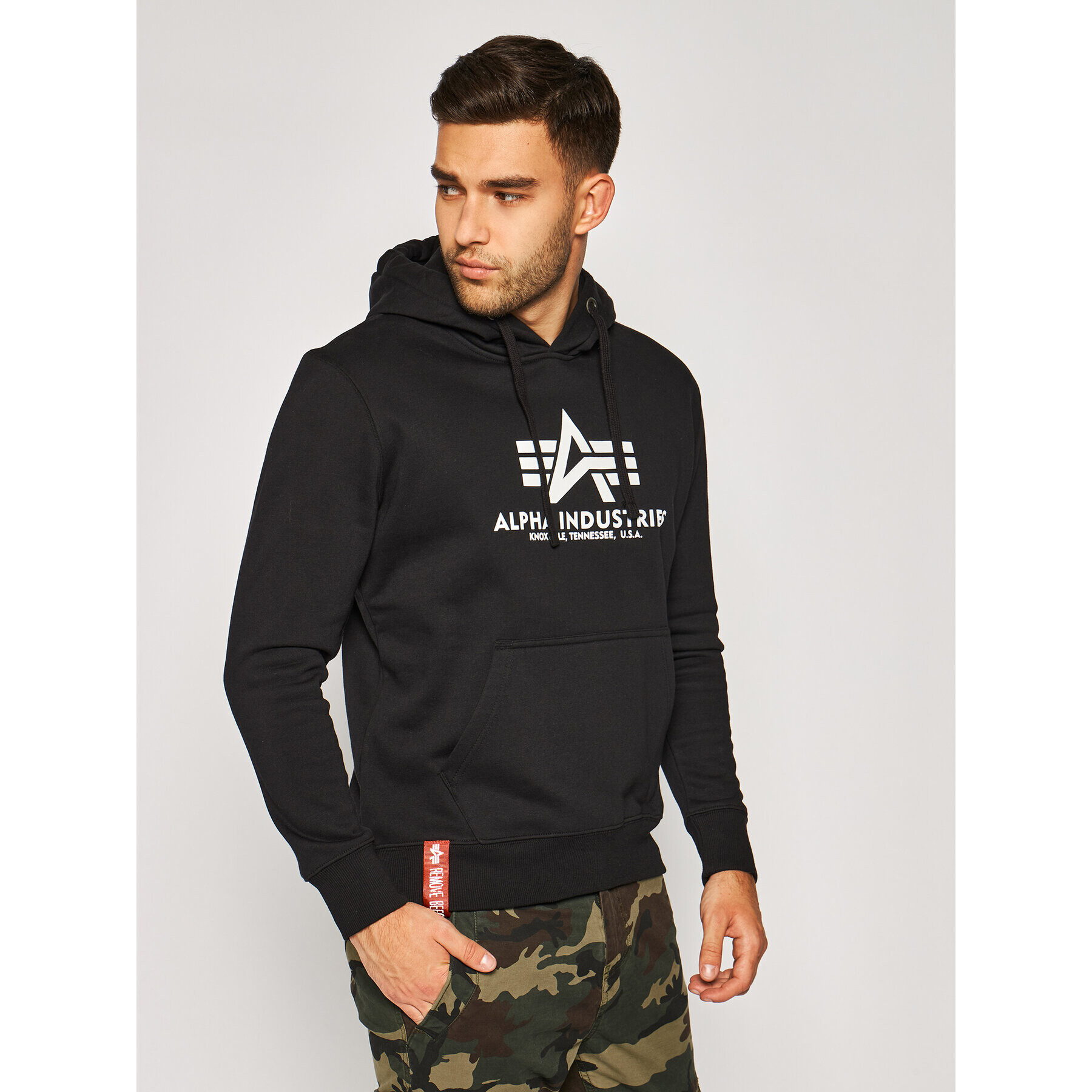 Alpha Industries Суитшърт Basic 178312 Черен Regular Fit - Pepit.bg