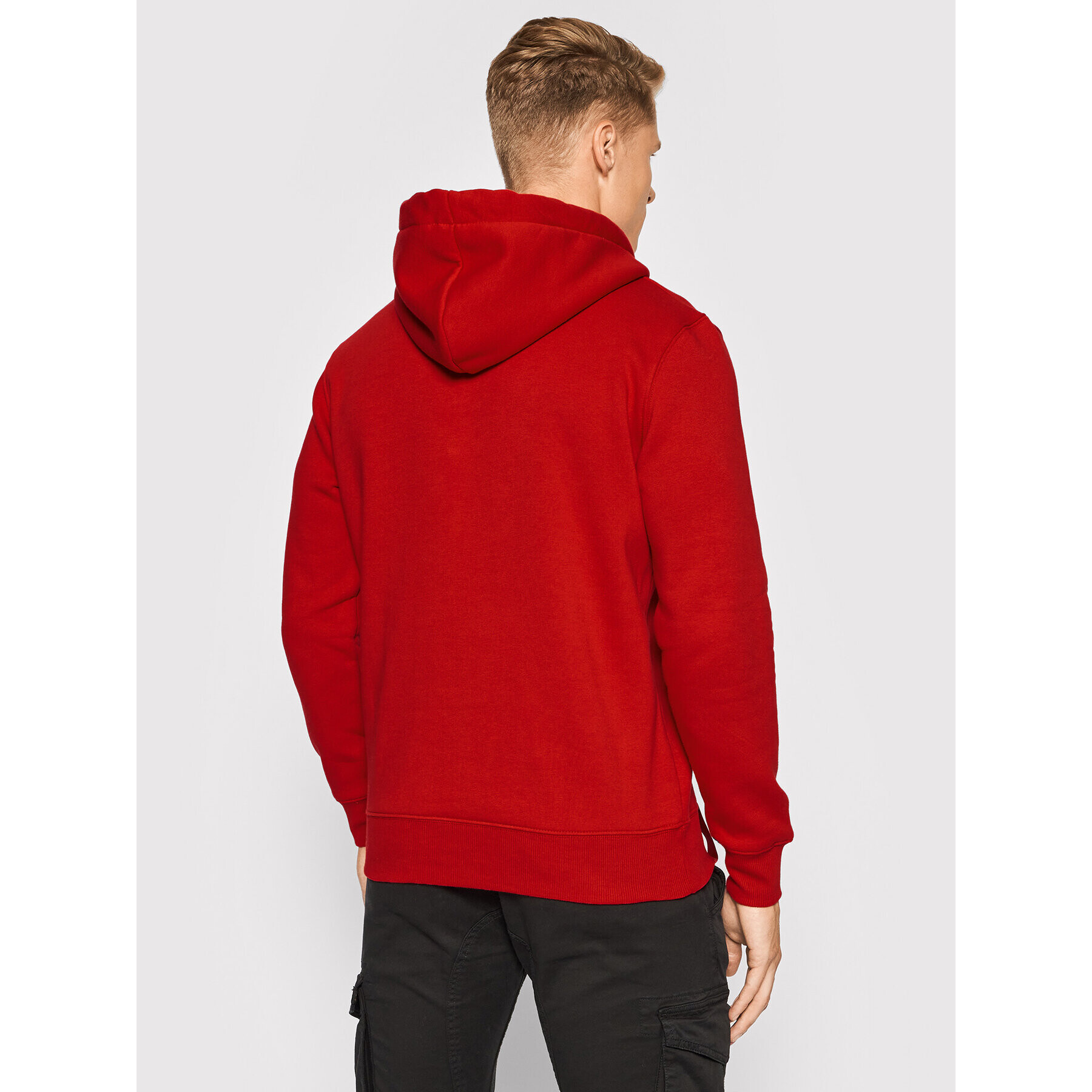 Alpha Industries Суитшърт Basic 178312 Червен Regular Fit - Pepit.bg