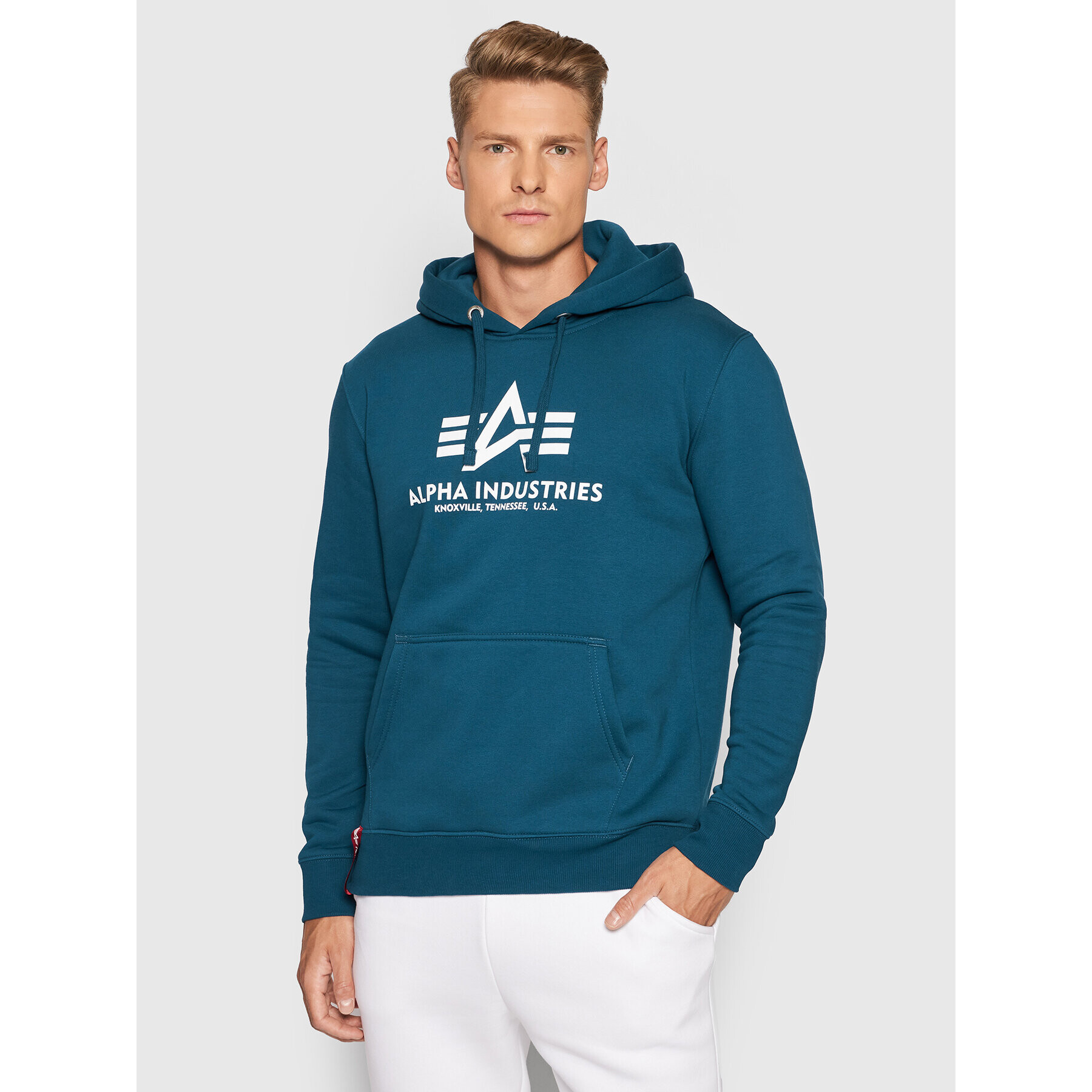 Alpha Industries Суитшърт Basic 178312 Тъмносин Reglar Fit - Pepit.bg