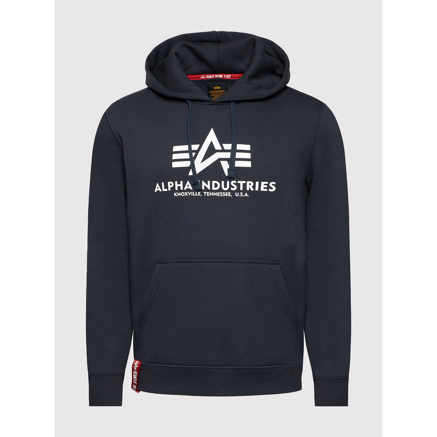Alpha Industries Суитшърт Basic 178312 Тъмносин Regular Fit - Pepit.bg