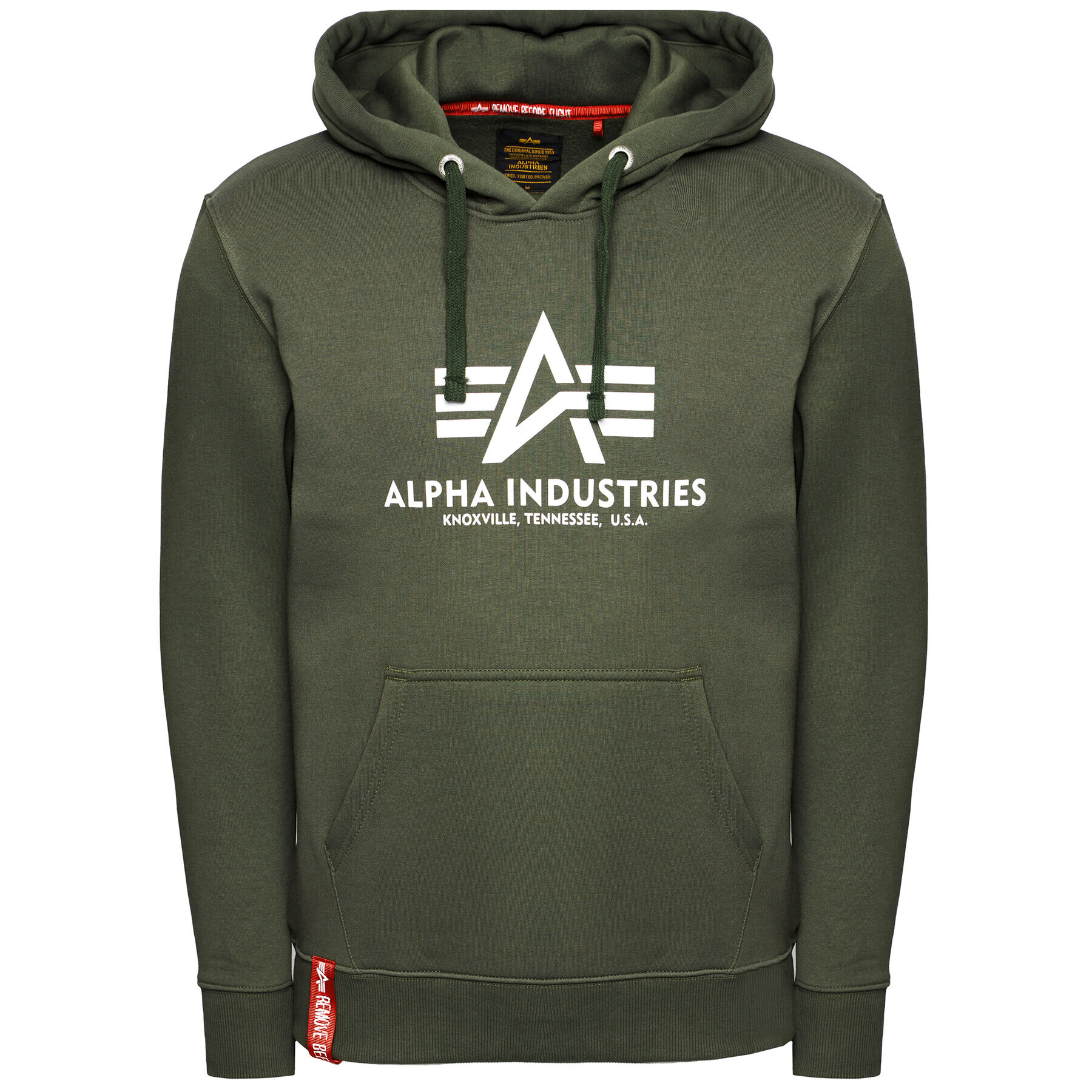 Alpha Industries Суитшърт Basic 178312 Зелен Regular Fit - Pepit.bg